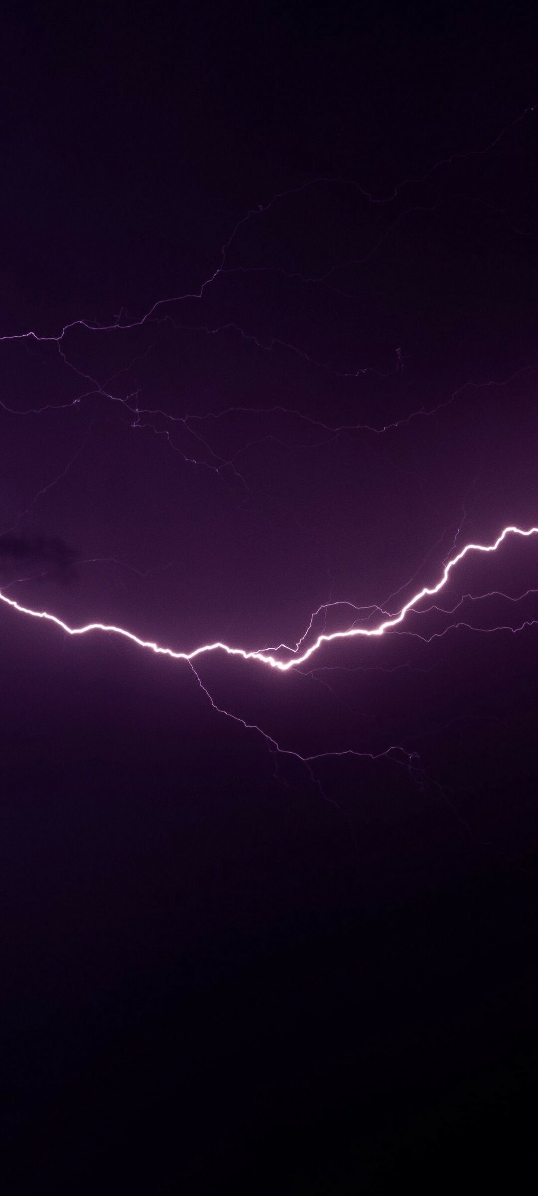 Powerful lightning strikes, Dramatic storm clouds, Nature's fury, Electrifying atmosphere, 1080x2400 HD Phone