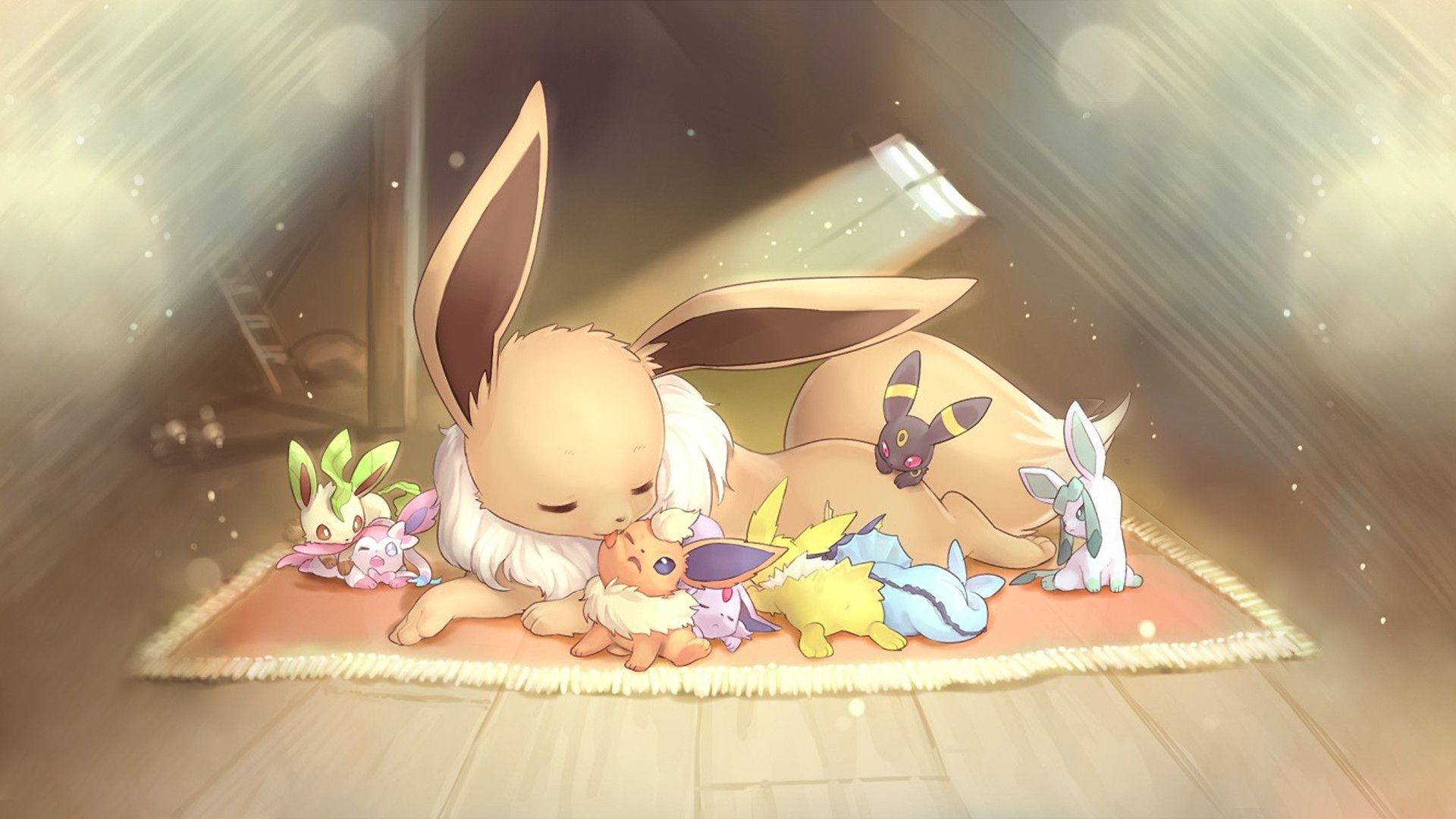 Kawaii, Eevee wallpapers, Popular designs, Cute backgrounds, 1920x1080 Full HD Desktop