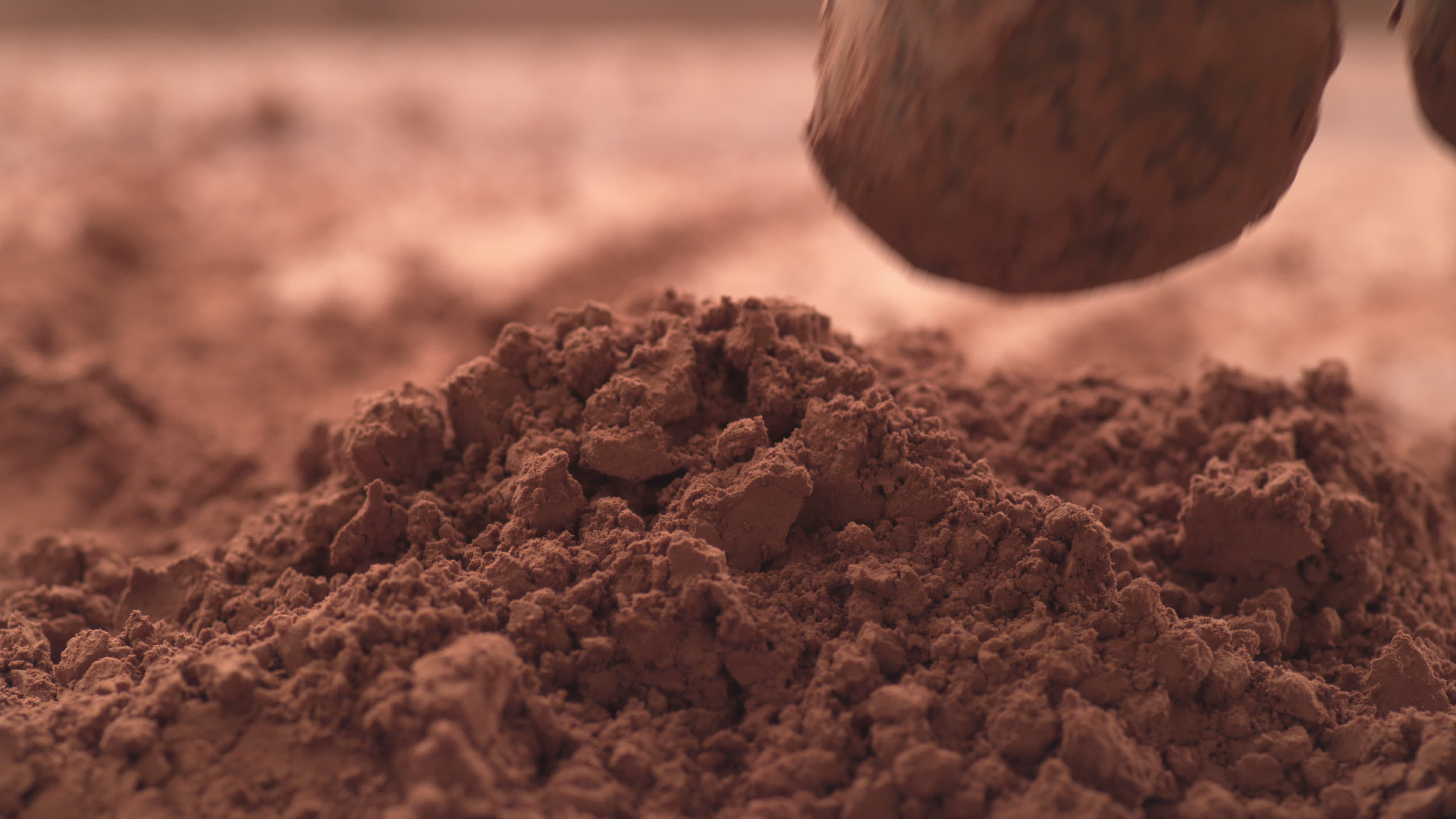 Chocolate truffles falling, Slow motion, 3840x2160 4K Desktop