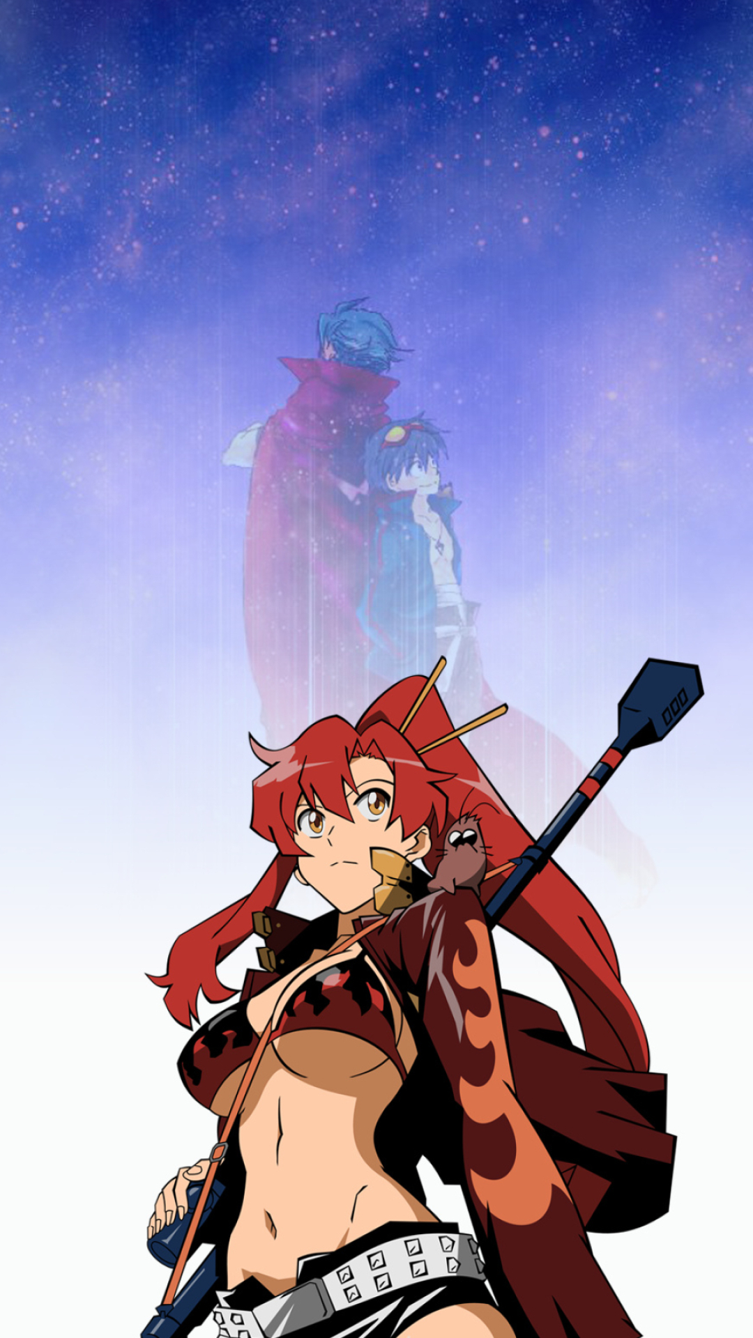 Yoko Gurren Lagann, Yoko phone wallpapers, 1080x1920 Full HD Phone