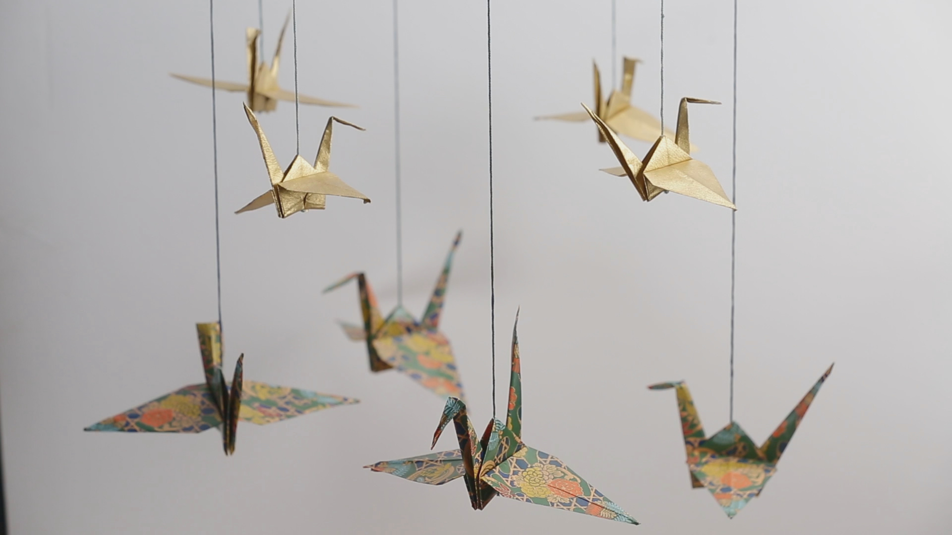 Paper Crane, Origami crane wallpaper, Artistic representation, Ryan Thompson, 1920x1080 Full HD Desktop