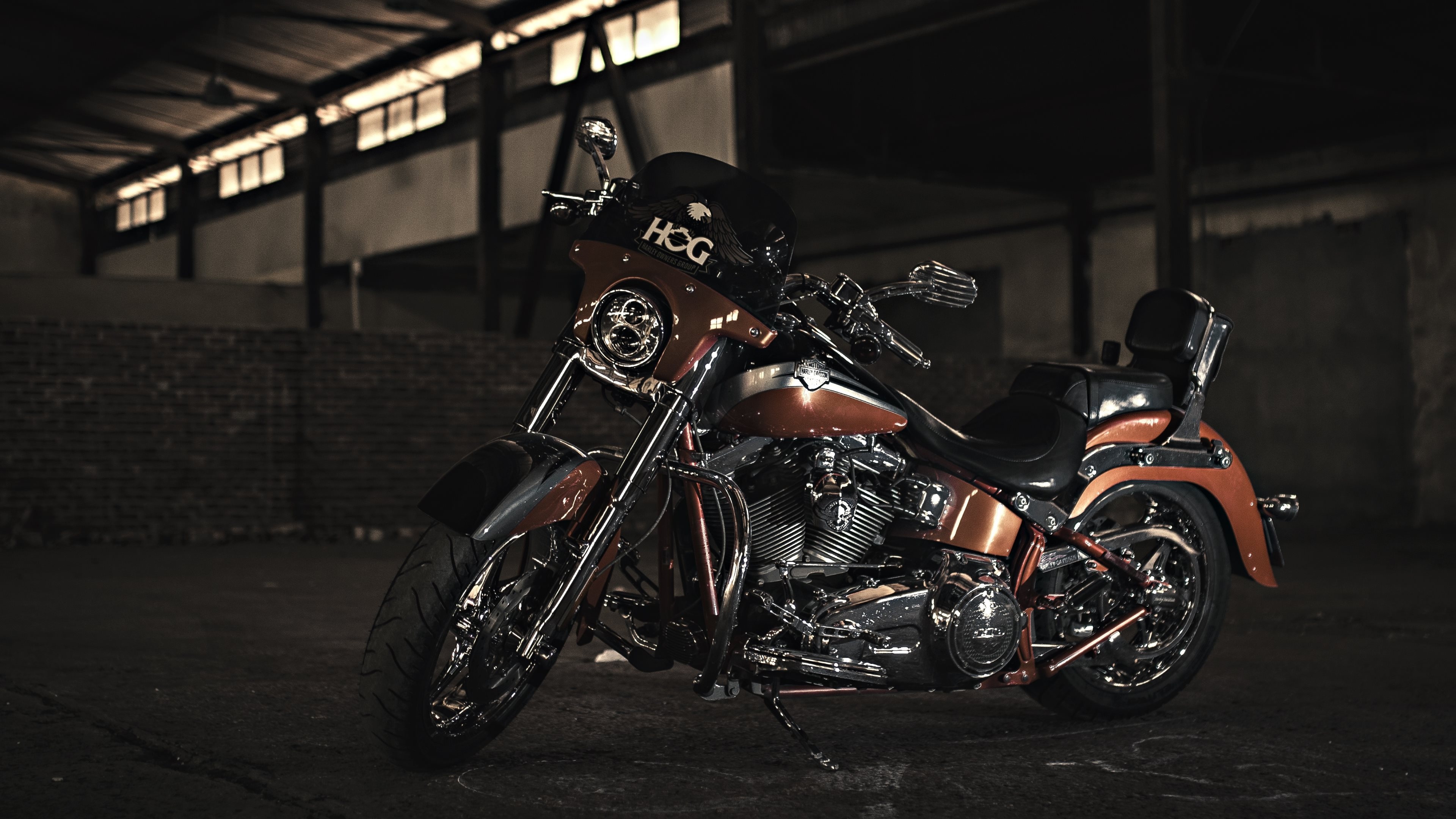 Fat Boy 2013, Harley Bikes Wallpaper, 3840x2160 4K Desktop