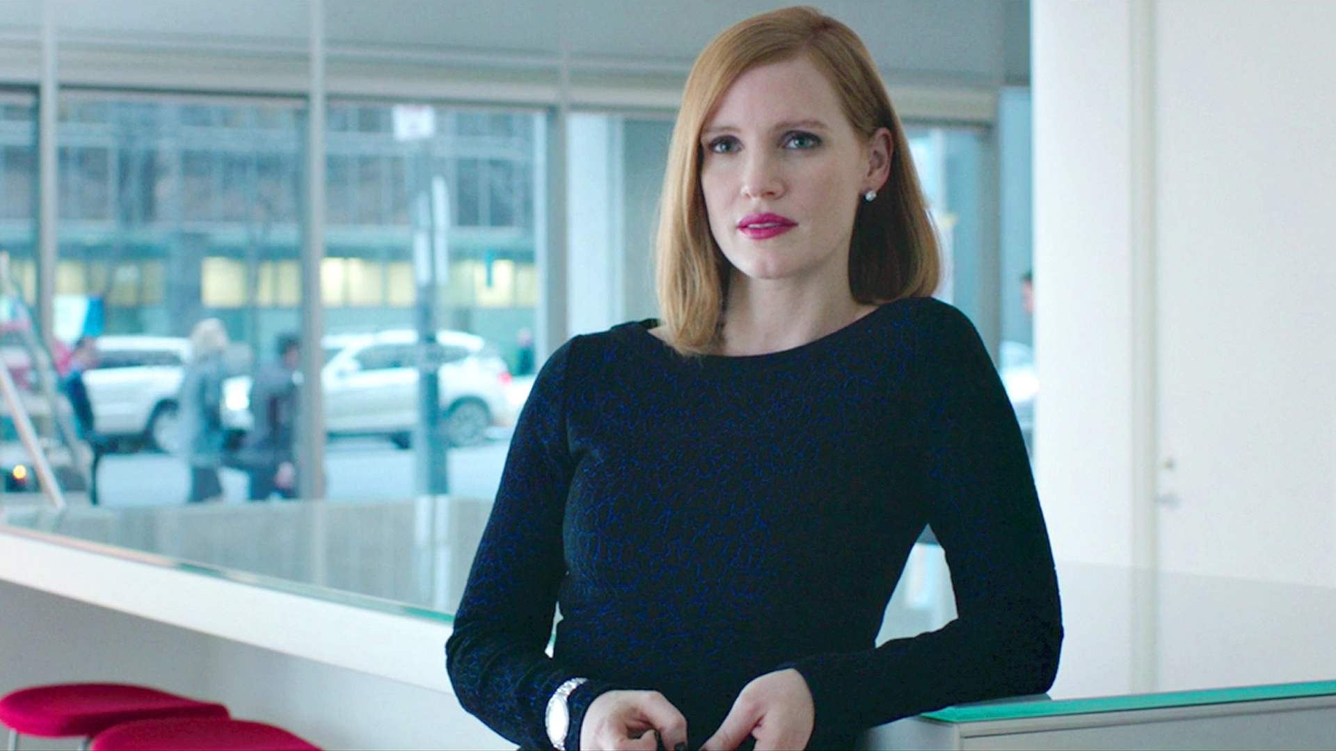 Miss Sloane, Jessica Chastain, Confronting character, Metro News, 1920x1080 Full HD Desktop