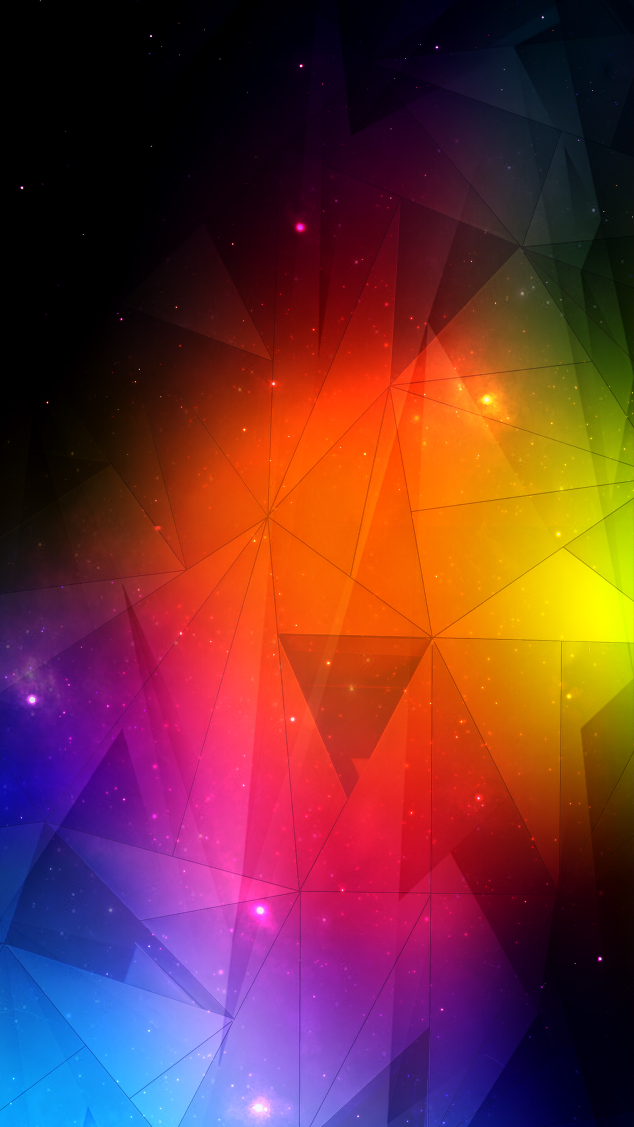 Triangle, Abstract, Mesh, Sony Xperia, 2160x3840 4K Phone