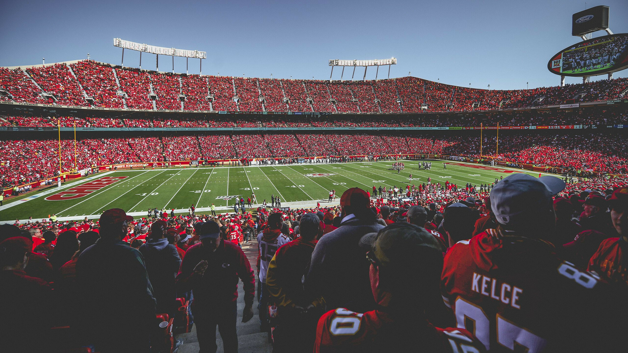 Arrowhead Stadium, Kansas City Chiefs Wallpaper, 2560x1440 HD Desktop