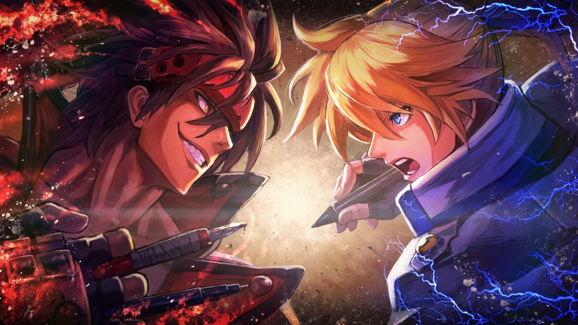 Guilty Gear, Revelator wallpaper, Striking artwork, Dynamic poses, 1920x1080 Full HD Desktop