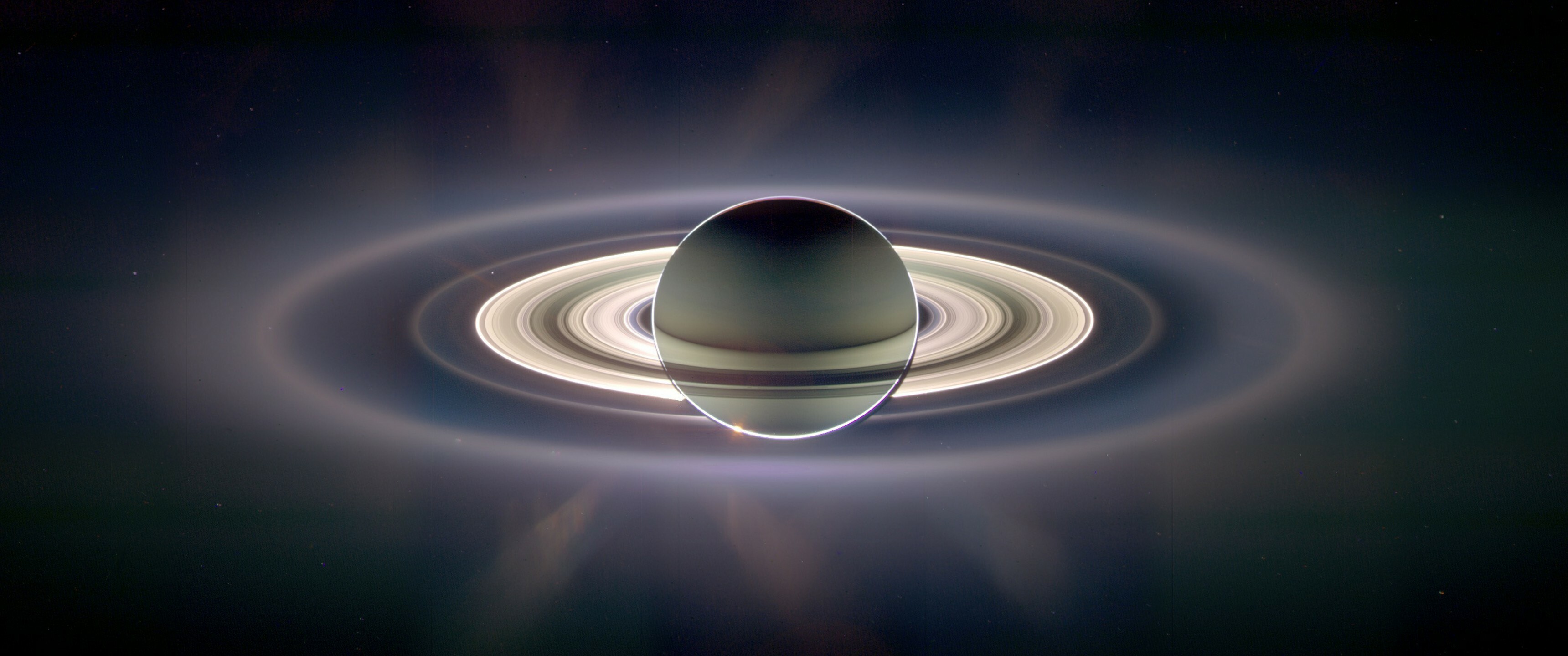 Saturn, Saturn planet, Stunning HD wallpaper, Cosmic beauty, 3440x1440 Dual Screen Desktop