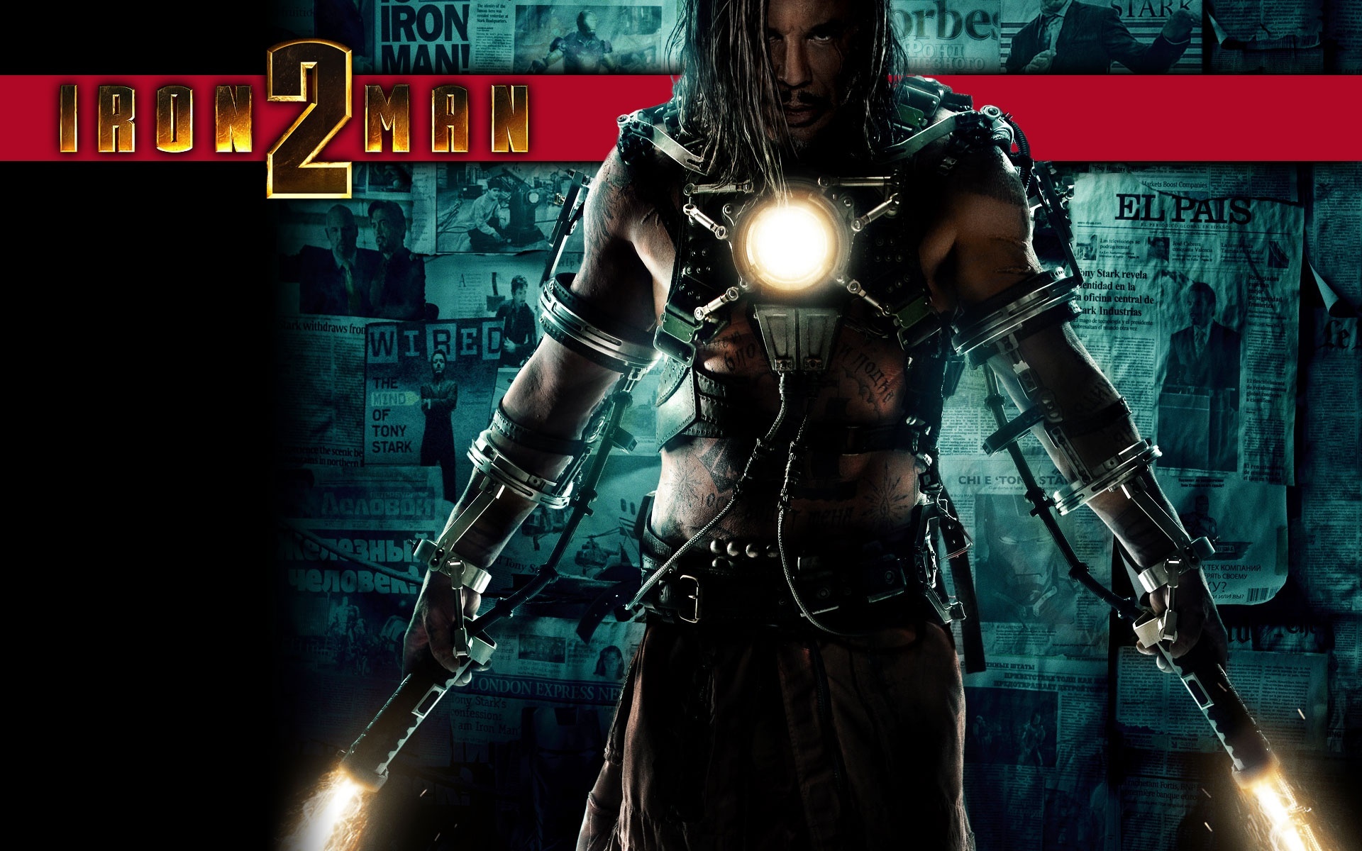 Iron Man 2, Ivan Vanko, Mickey Rourke wallpaper, Energy-filled performance, 1920x1200 HD Desktop