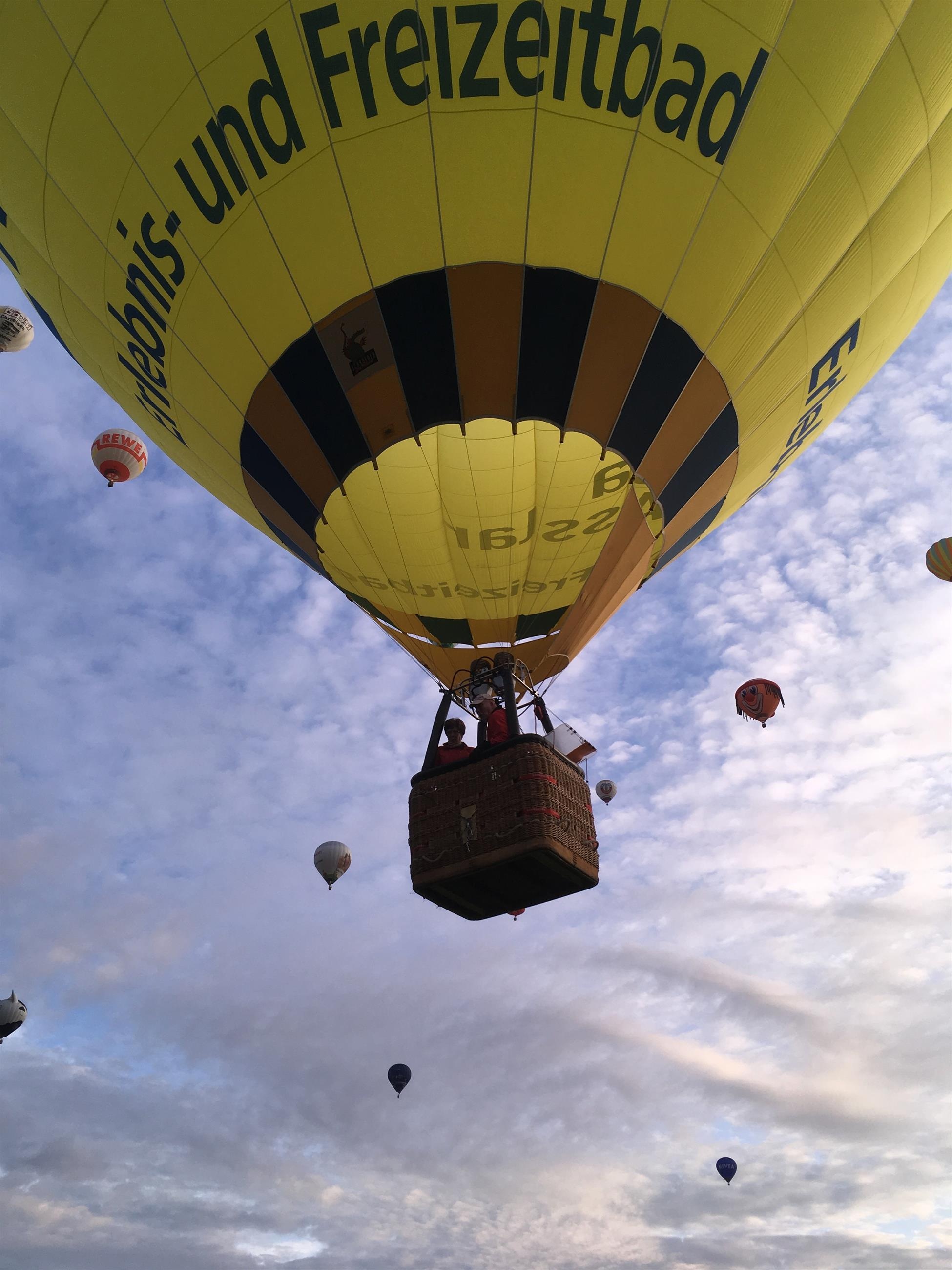 Balloon ride Eifel, Aerial adventure, Sky high thrill, Scenic journey, 1950x2600 HD Phone