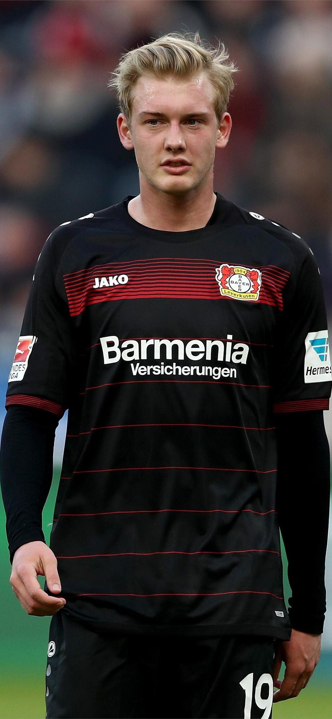 Julian Brandt, Bayer 04 Leverkusen Wallpaper, 1130x2440 HD Phone