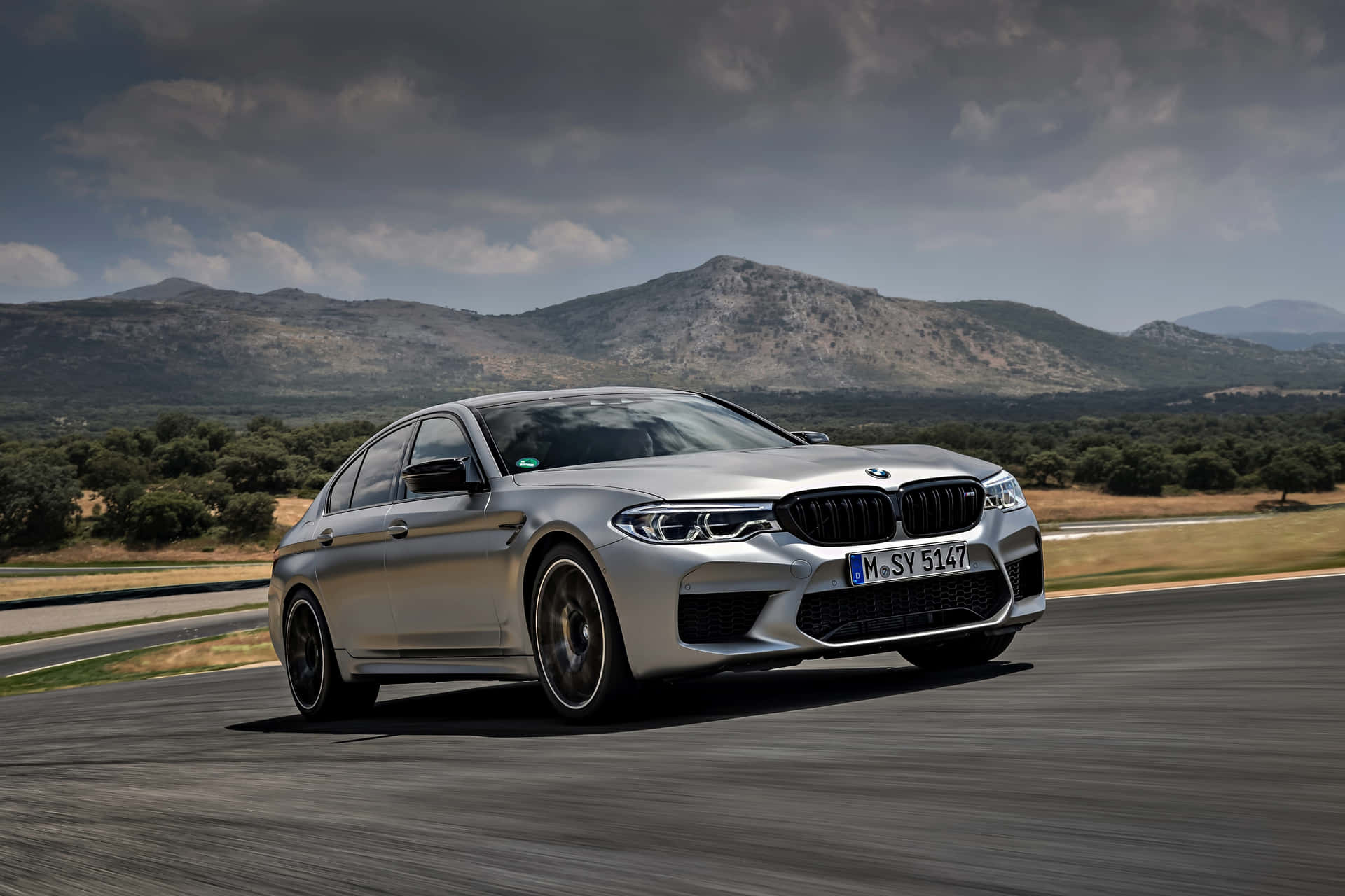 BMW M5 F90, M SY 5147, asphalt race track, HD Desktop wallpaper