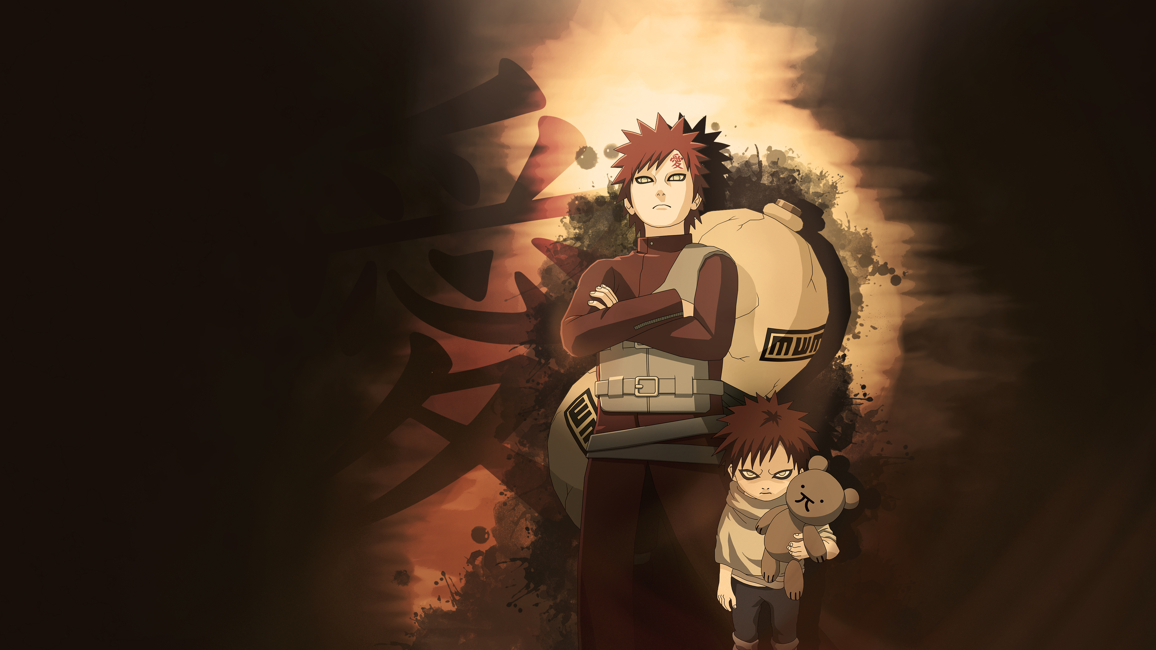 Gaara Naruto wallpapers, 4K background, 3840x2160 4K Desktop