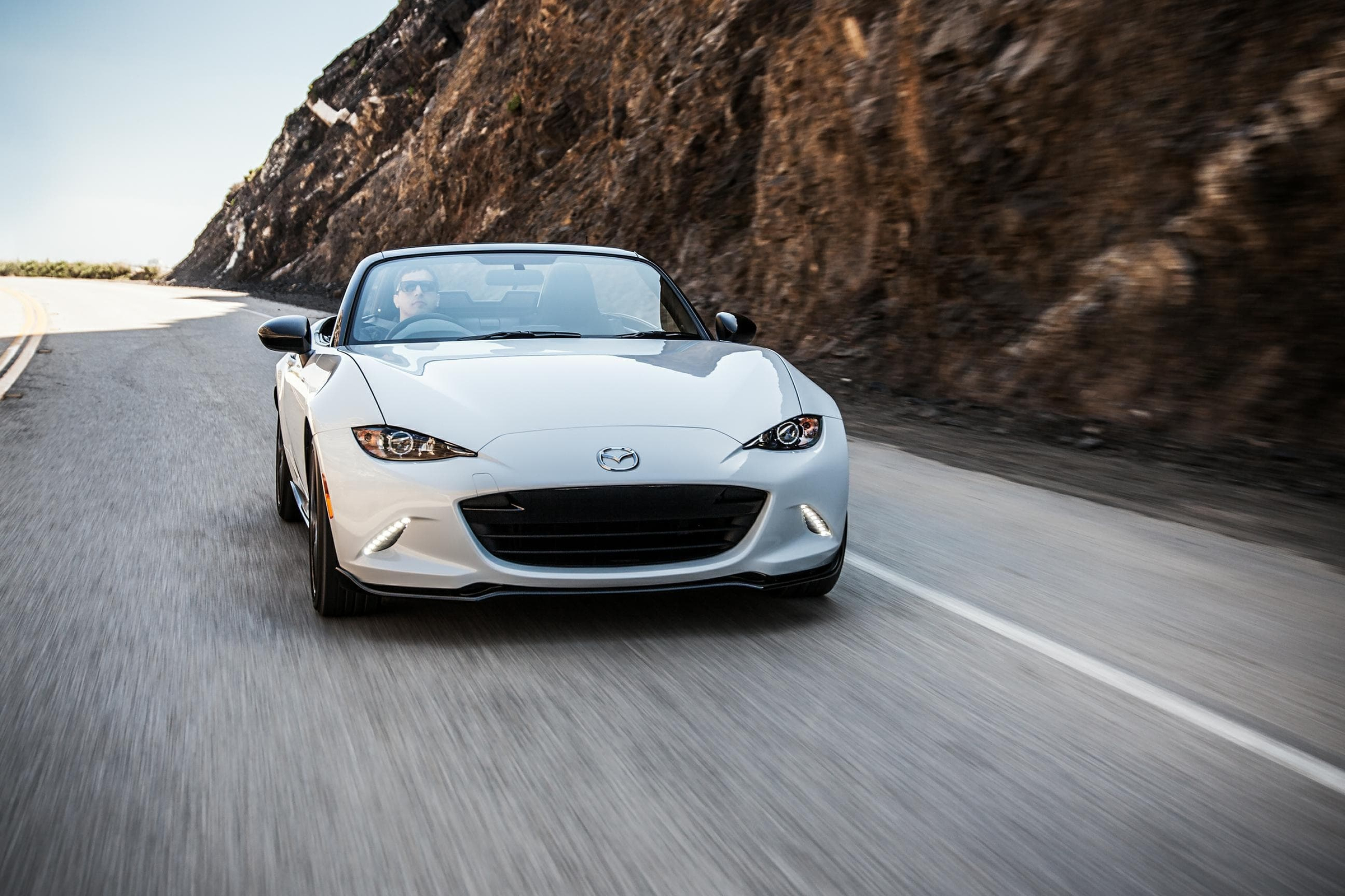 Mazda MX-5, Captivating wallpapers, Iconic roadster, Stylish profile, 2880x1920 HD Desktop