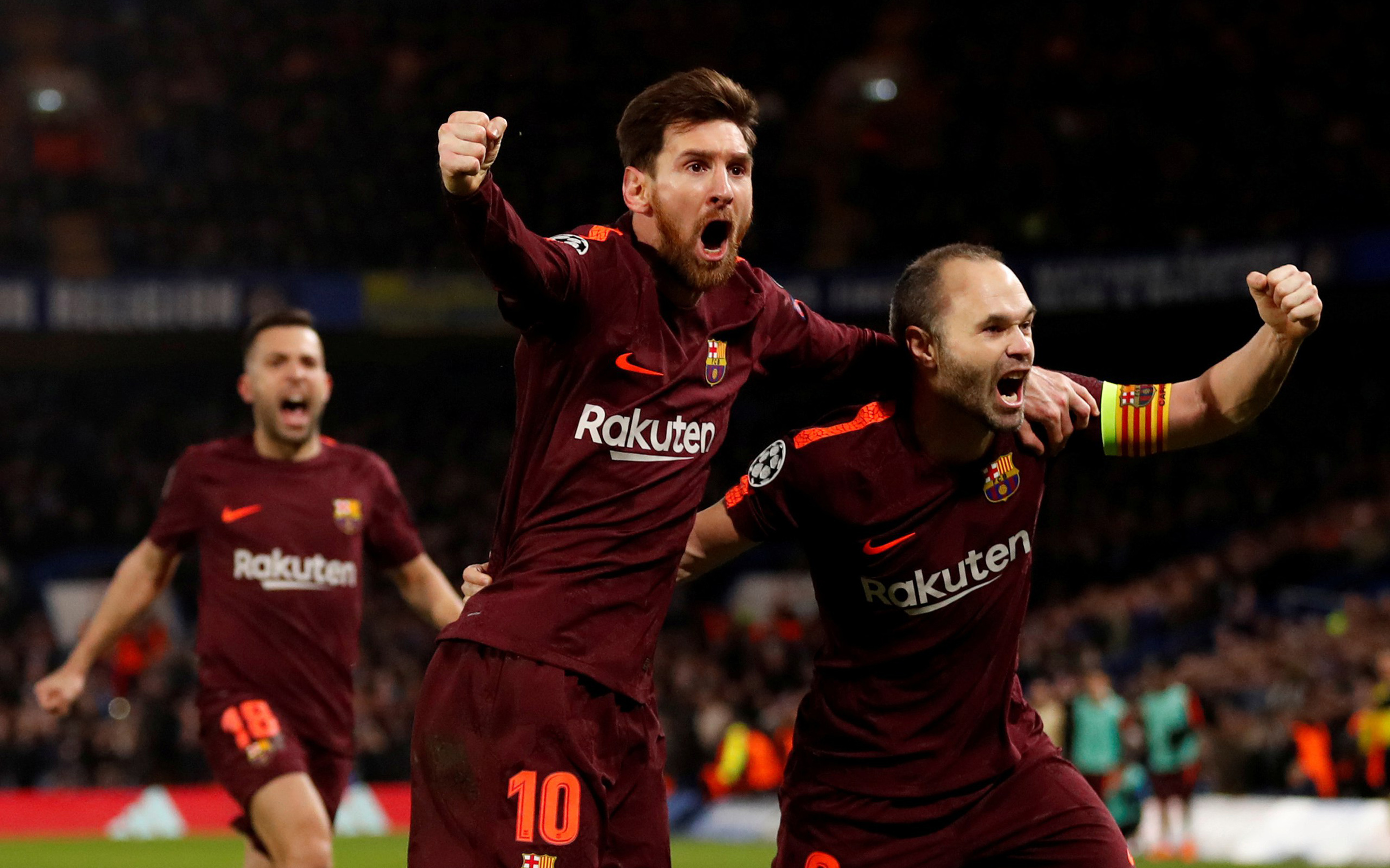 Iniesta and Messi, Iniesta Wallpaper, 2880x1800 HD Desktop