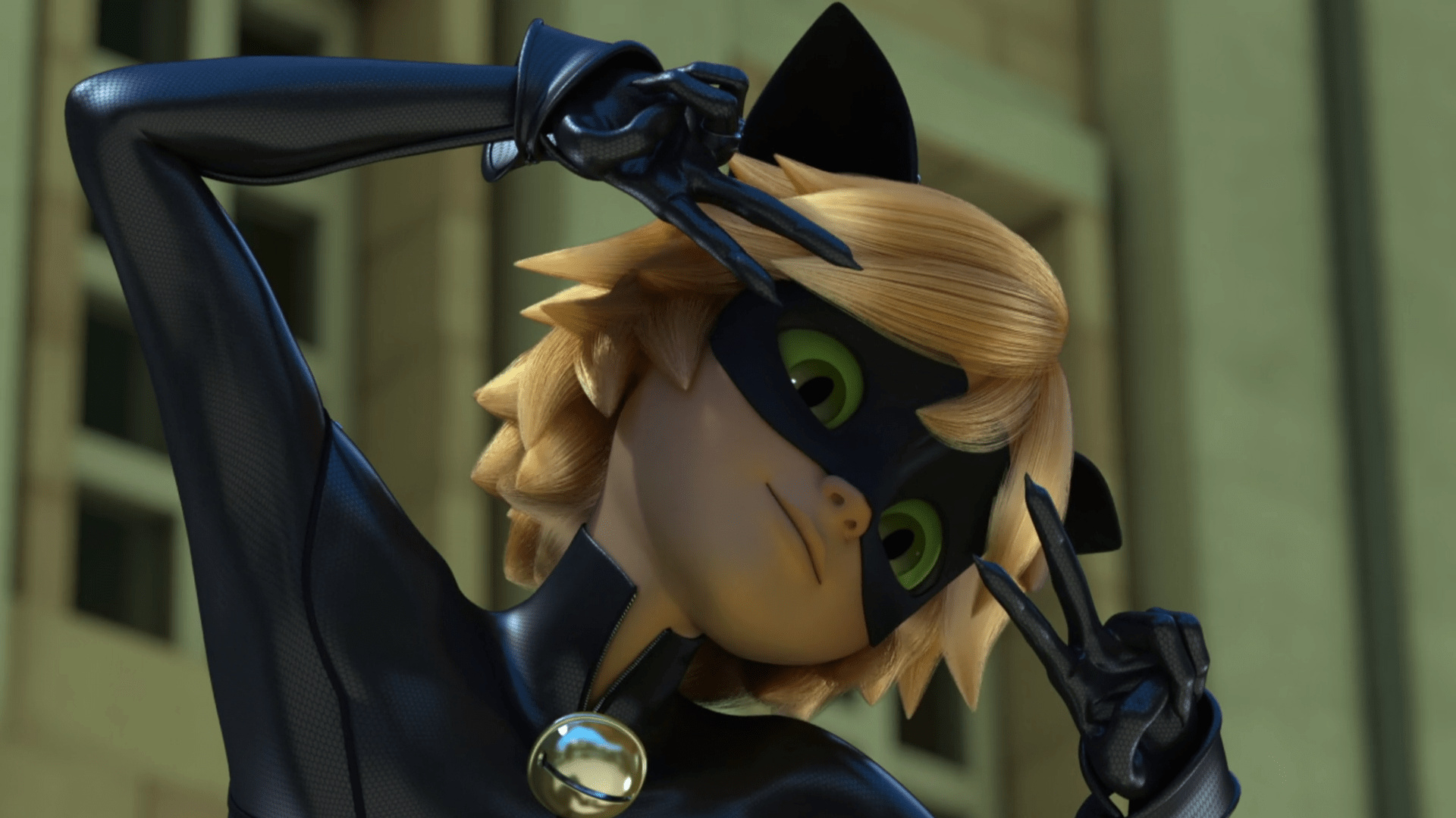 Cat Noir, Desktop wallpaper, 1080p resolution, Elegant feline, 1920x1080 Full HD Desktop