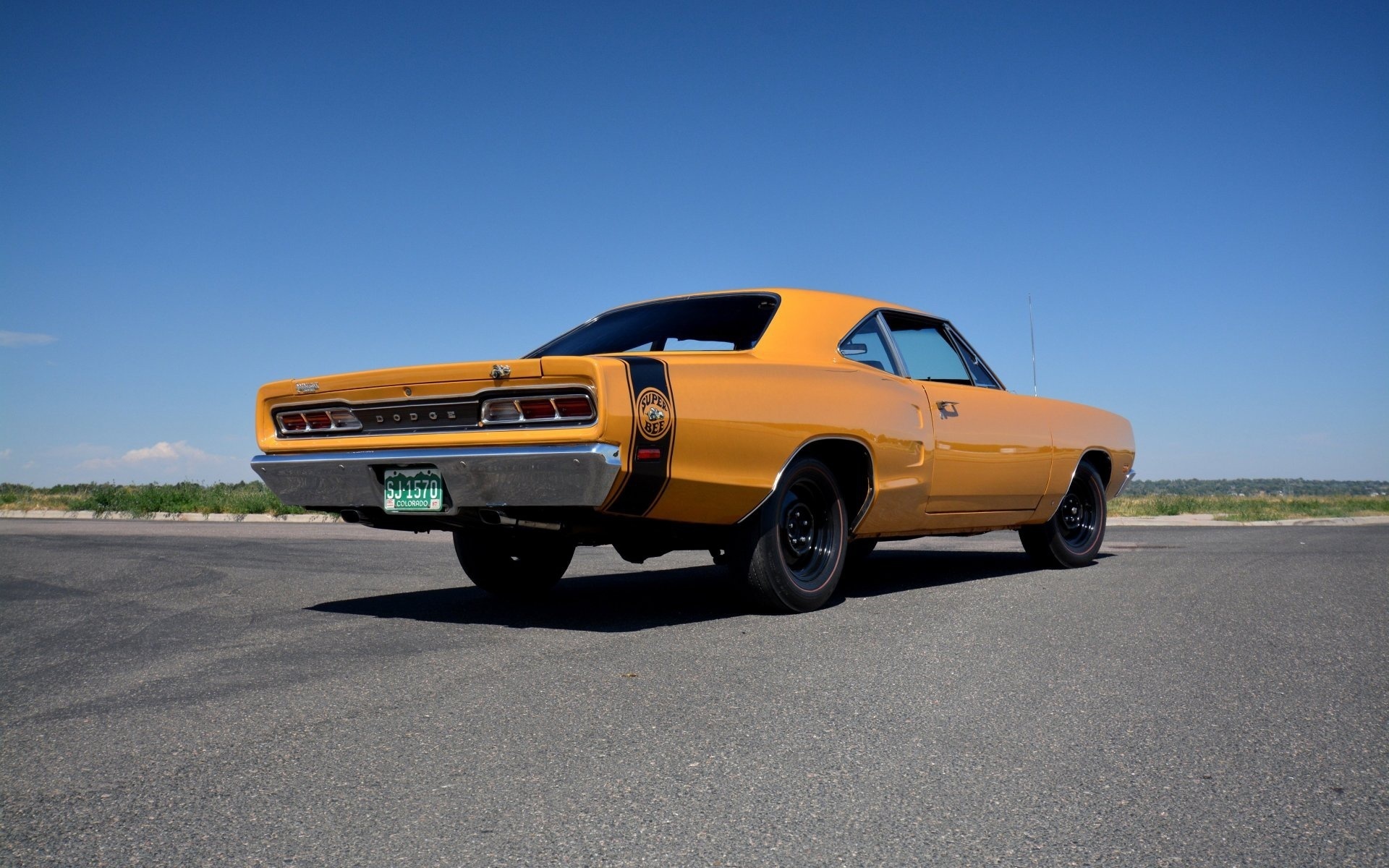 1969 Super Bee Back Side, Dodge Coronet Wallpaper, 1920x1200 HD Desktop