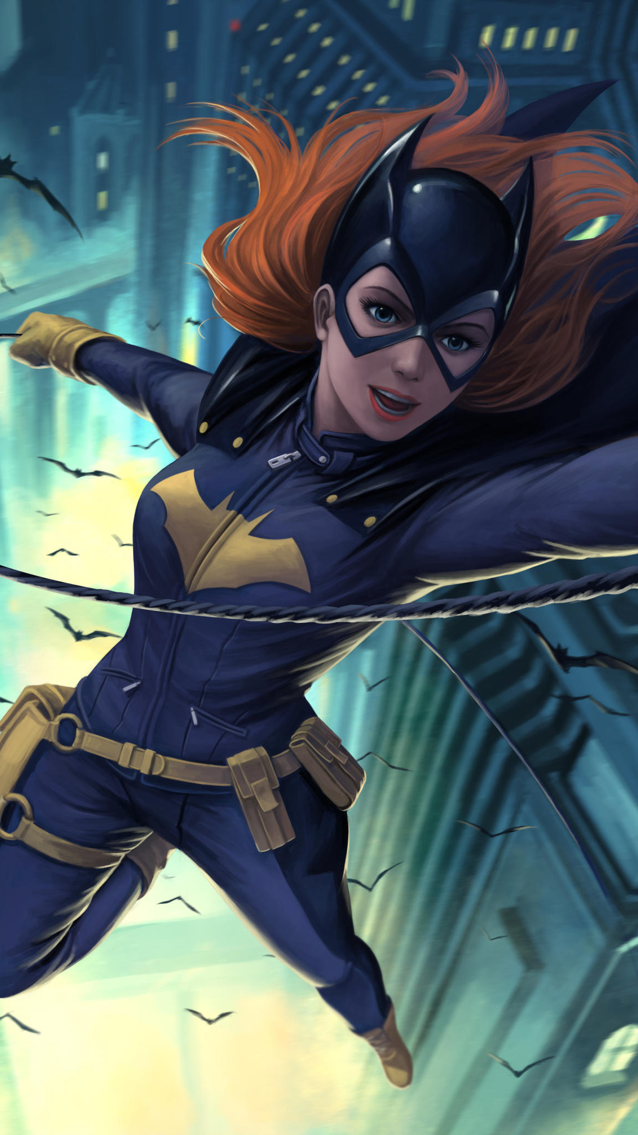 Batgirl Flying, Sony Xperia, 2160x3840 4K Phone