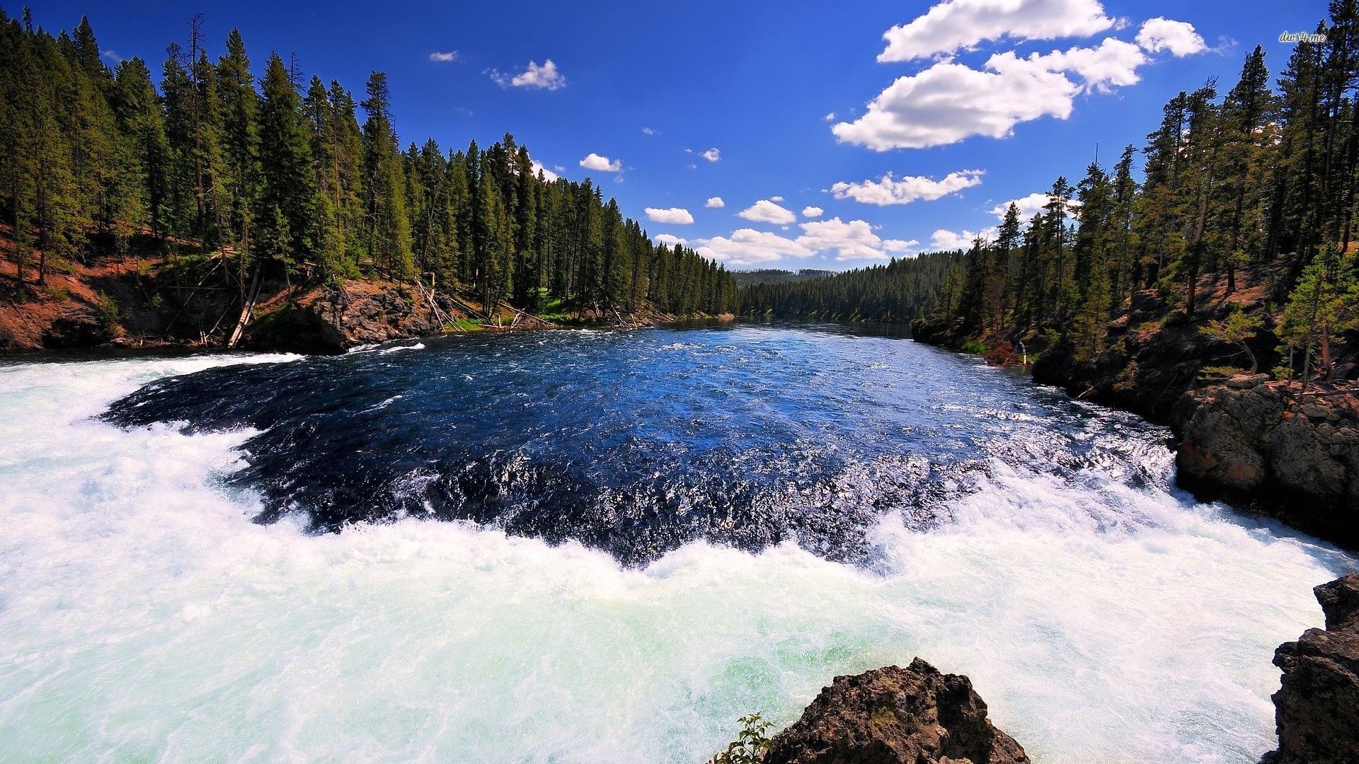 Yellowstone National Park, Pristine landscapes, Stunning 4K vistas, Natural beauty, 1920x1080 Full HD Desktop