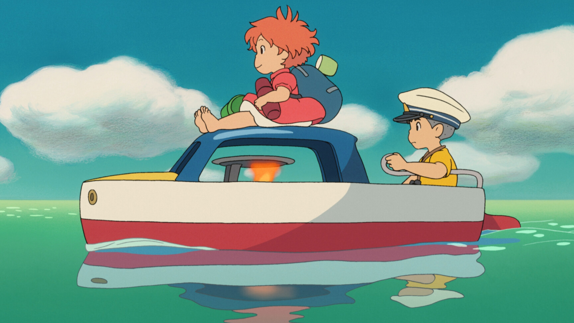 Ponyo, Anime, Movie, 4K Wallpapers, 1920x1080 Full HD Desktop