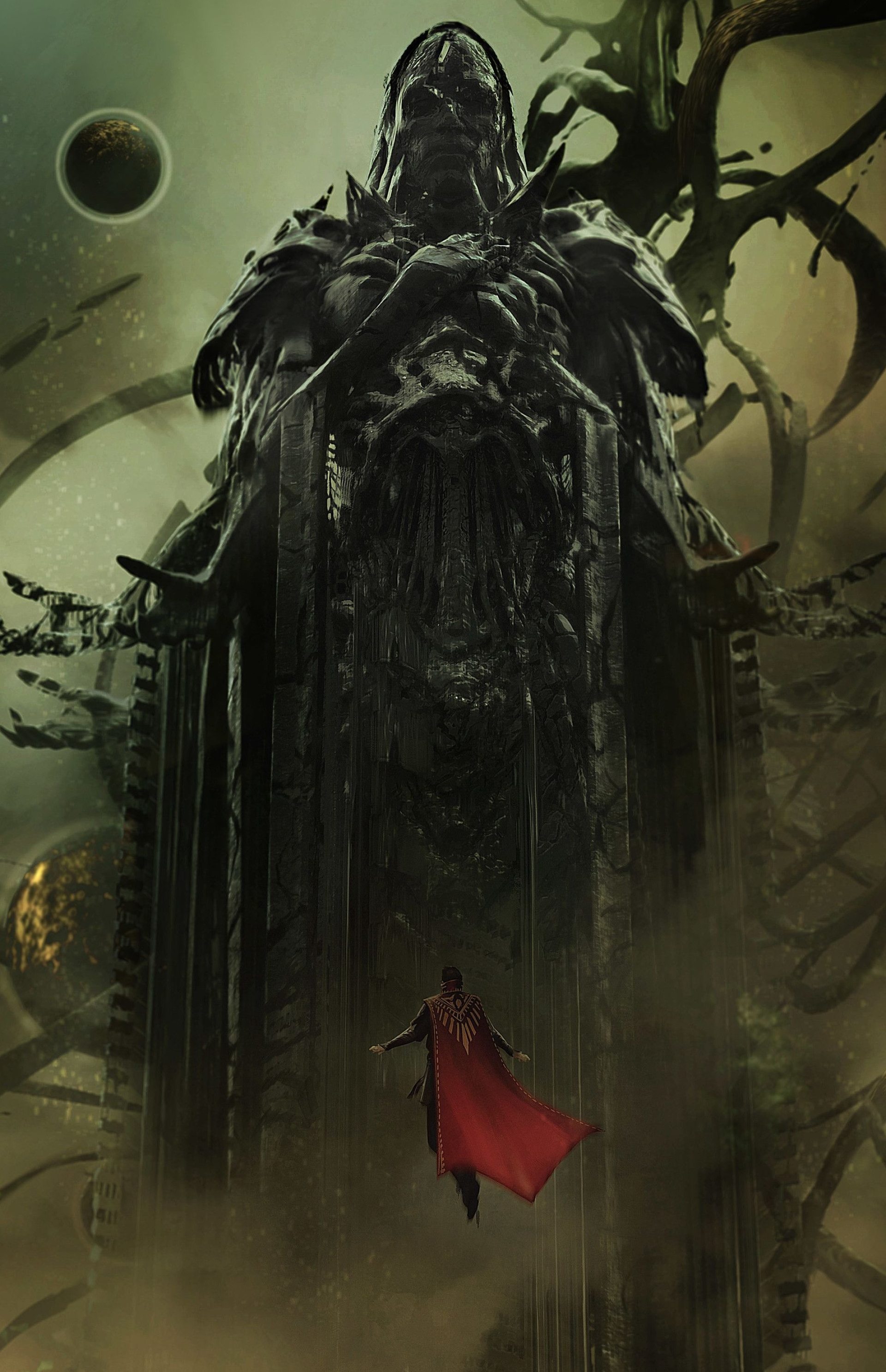 Dormammu, Dr. Strange concept art, Marvel concept art world, 1920x2980 HD Phone