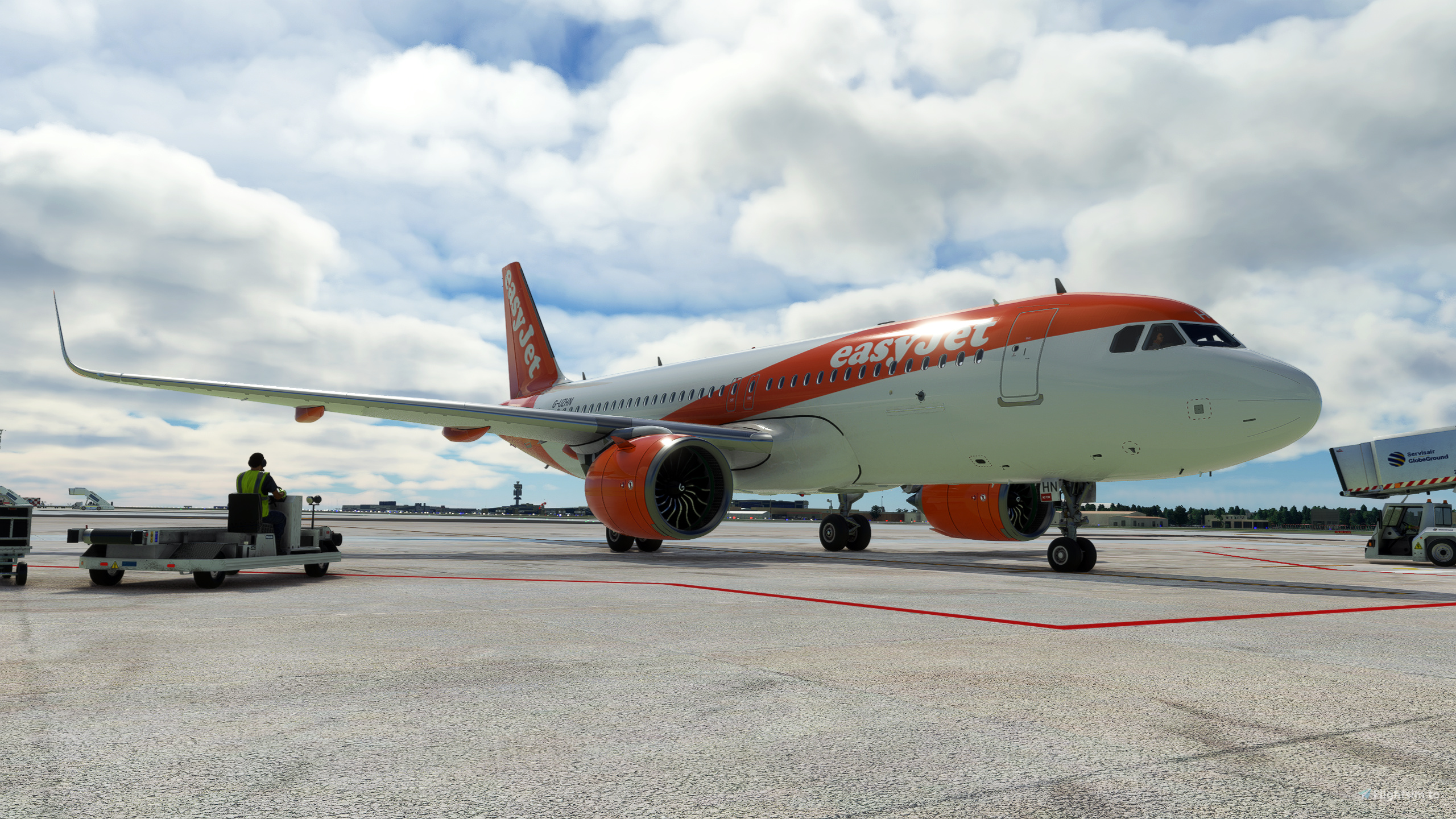 EasyJet Switzerland, A320 Neo aircraft, 8k resolution, 2560x1440 HD Desktop