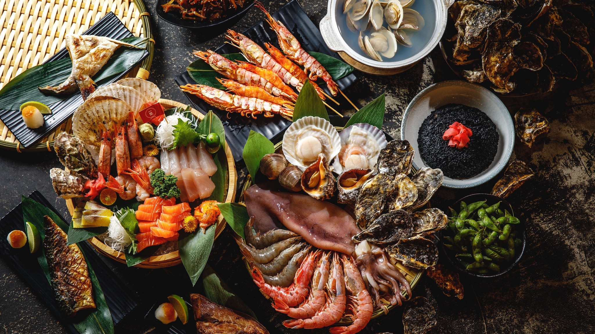 Seafood HD image, Seafood delicacies, Fresh seafood, Seafood dish, 2050x1160 HD Desktop