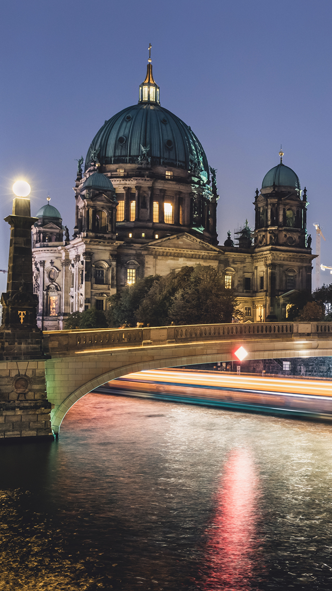 Berlin Cathedral, Phone wallpaper, Ethereal beauty, Eye-catching background, 1080x1920 Full HD Phone