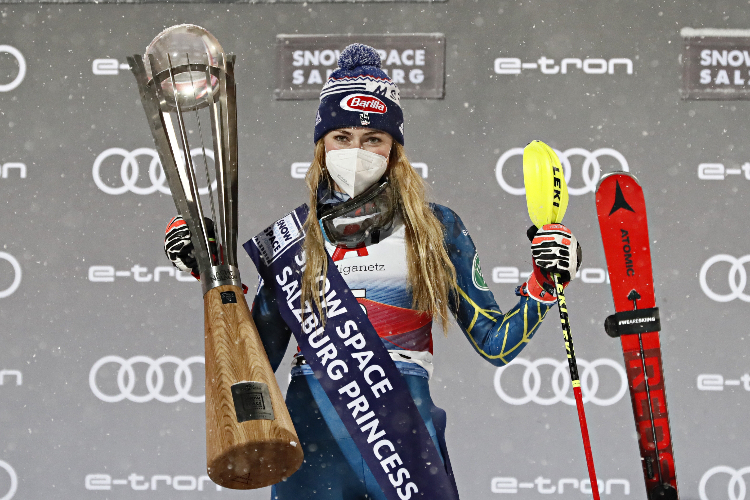 Flachau 2021, Mikaela Shiffrin Wallpaper, 3170x2120 HD Desktop