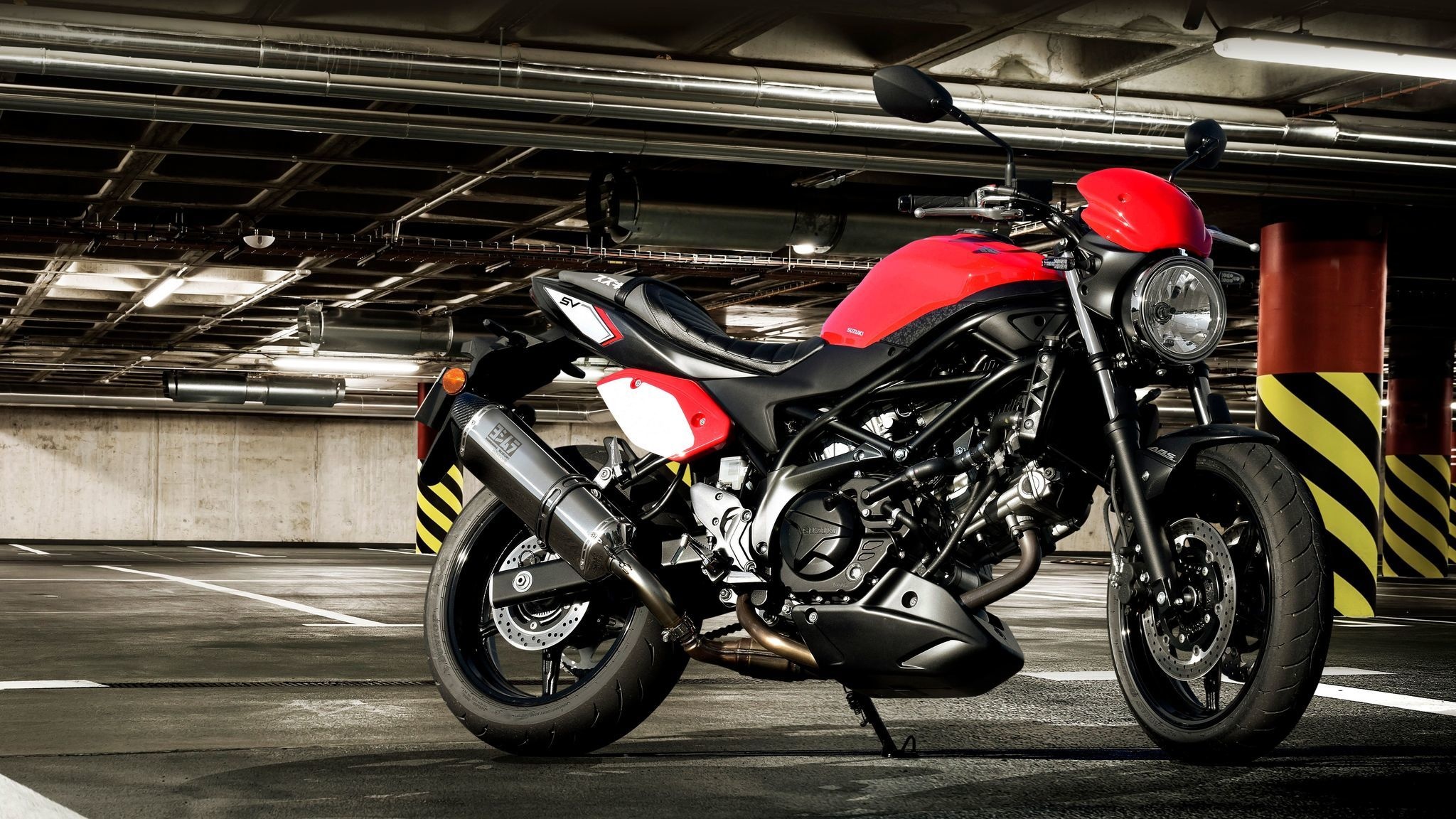 Suzuki SV650, Fun budget bike, Lightweight V-twin, Baltimore Sun, 2050x1160 HD Desktop