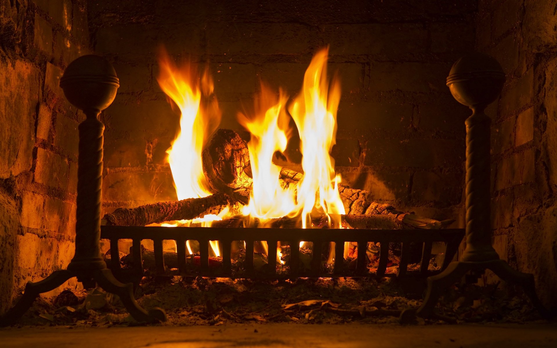 Fireplace fire, HD wallpaper, Warm and mesmerizing, 1920x1200 HD Desktop