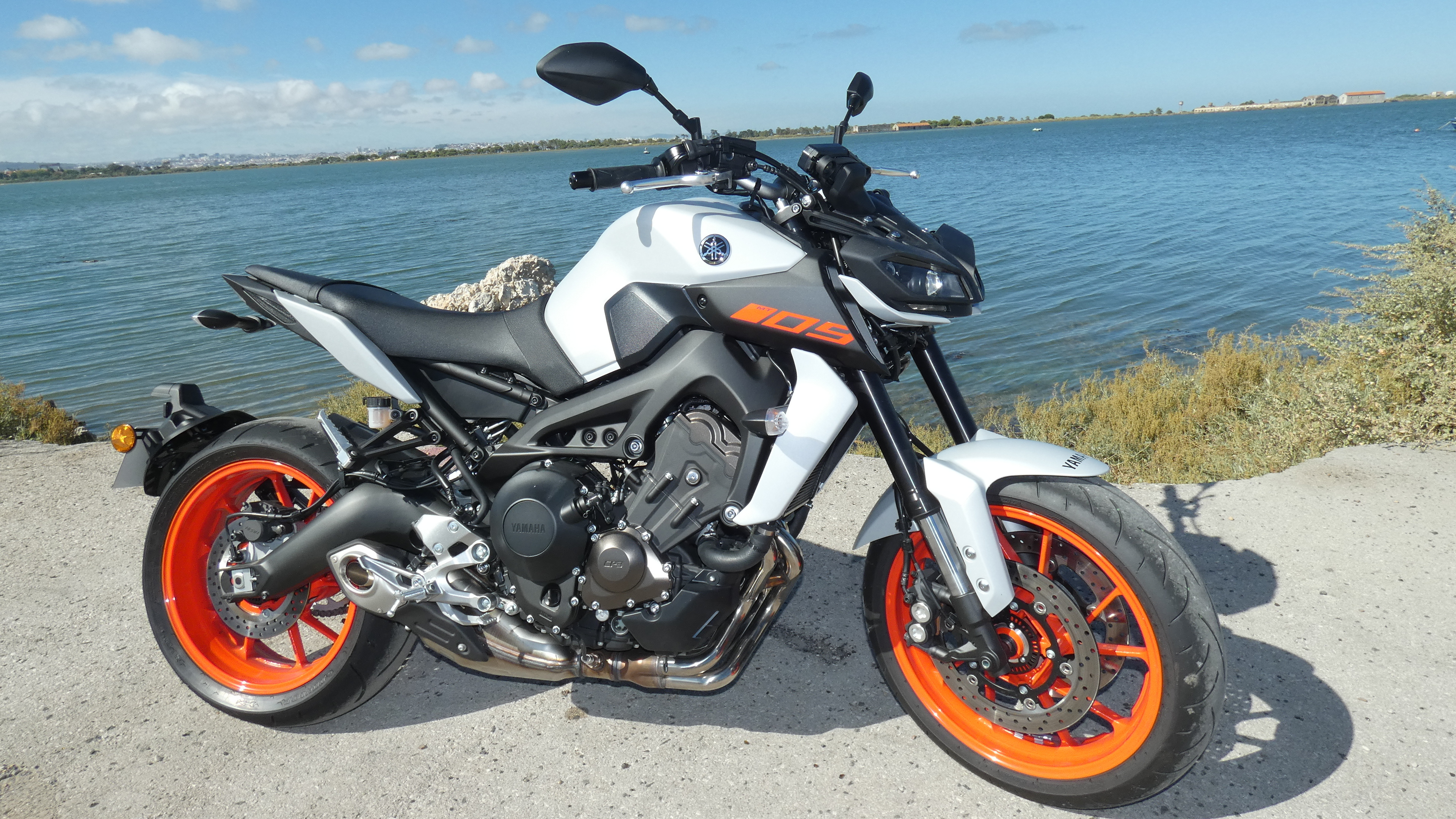 Yamaha MT-09, Ter motor, Euro 5, 2021, 3840x2160 4K Desktop