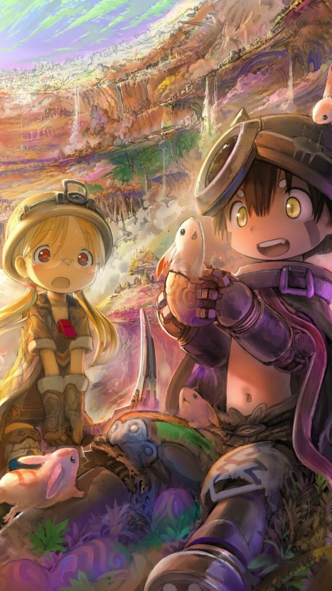 Made in Abyss, TV series, Abyss android iPhone, HD backgrounds, 1080x1930 HD Phone