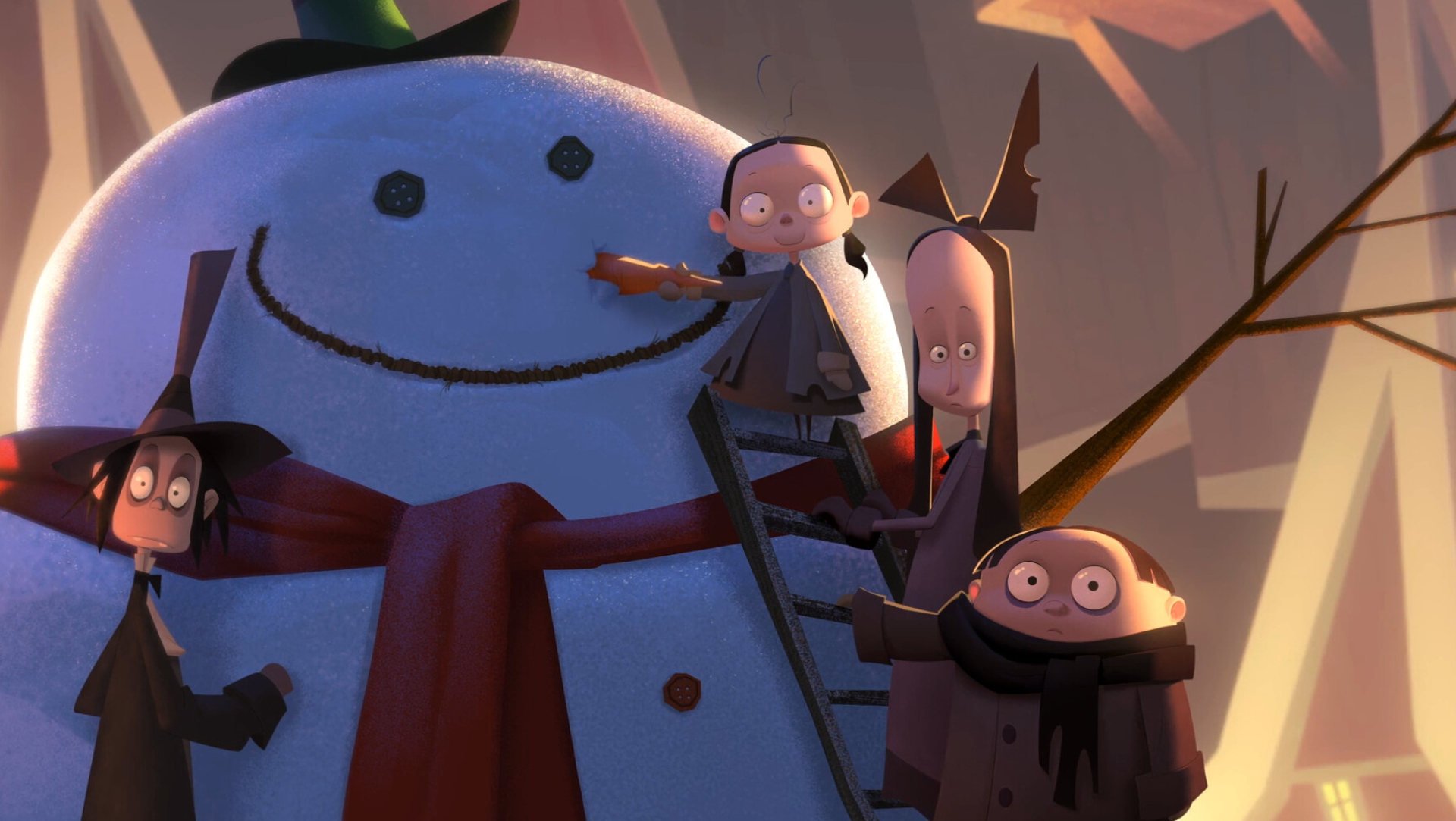 Klaus (2019), Luis Meja artwork, Artful animation, Festive feel, 1920x1090 HD Desktop