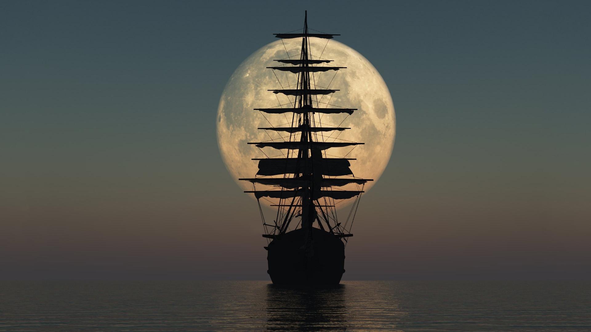 Jackdaw Ship, Pirate ship wallpaper, 1920x1080 Full HD Desktop