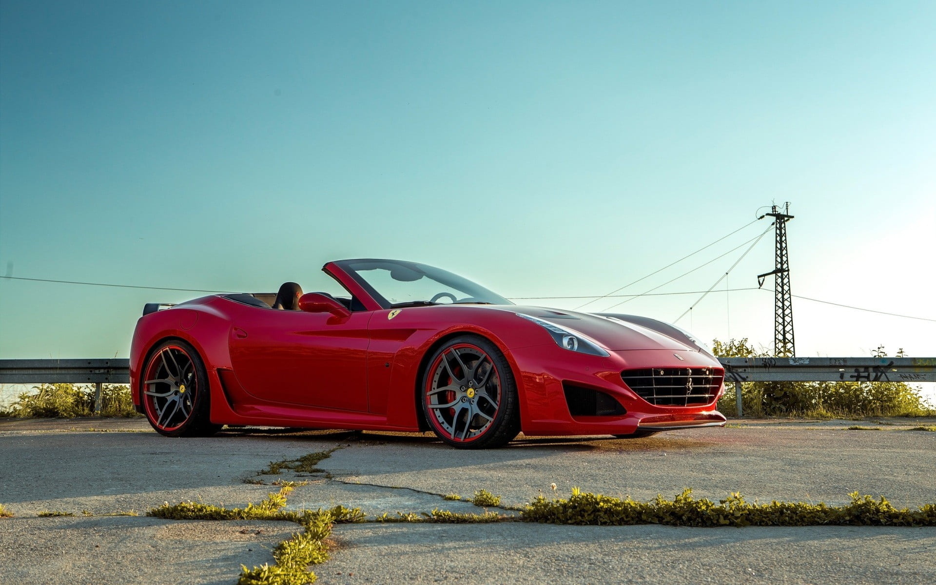 Ferrari California T, Two-tone sports cars, Convertible luxury, Speed and style, 1920x1200 HD Desktop