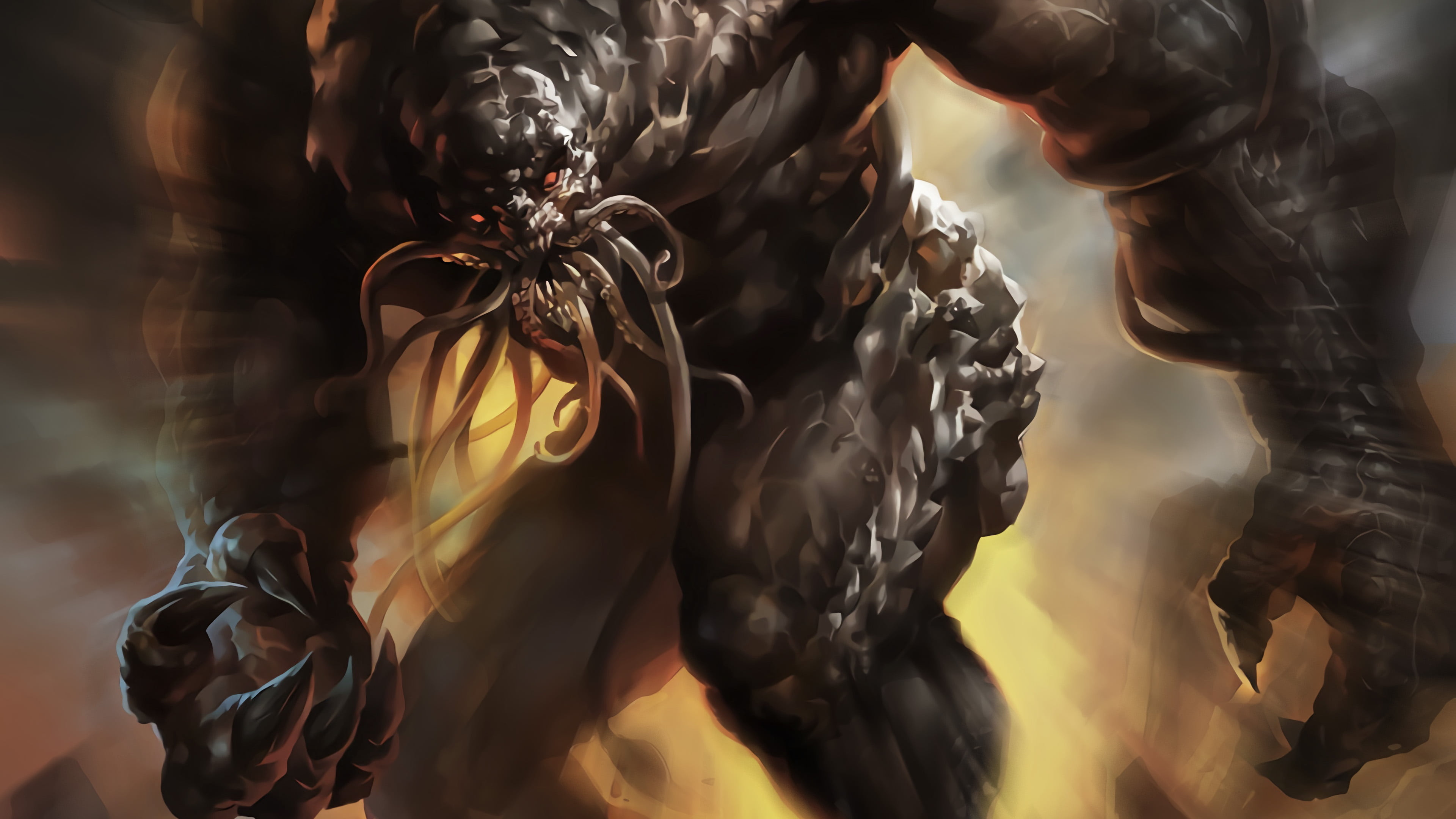 Shadowverse, Abyssal monster, Digital wallpaper, Otherworldly design, 3840x2160 4K Desktop