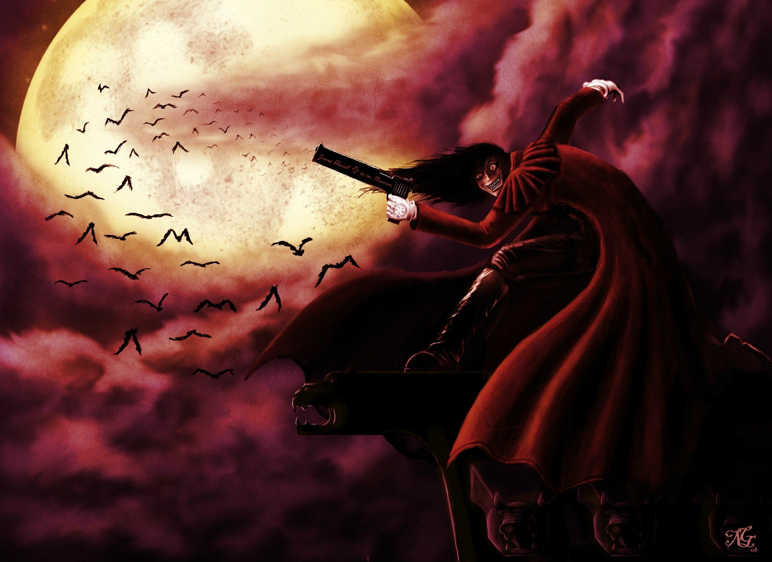 Hellsing Alucard wallpapers, HD desktop backgrounds, Mobile compatibility, Captivating visuals, 2560x1870 HD Desktop