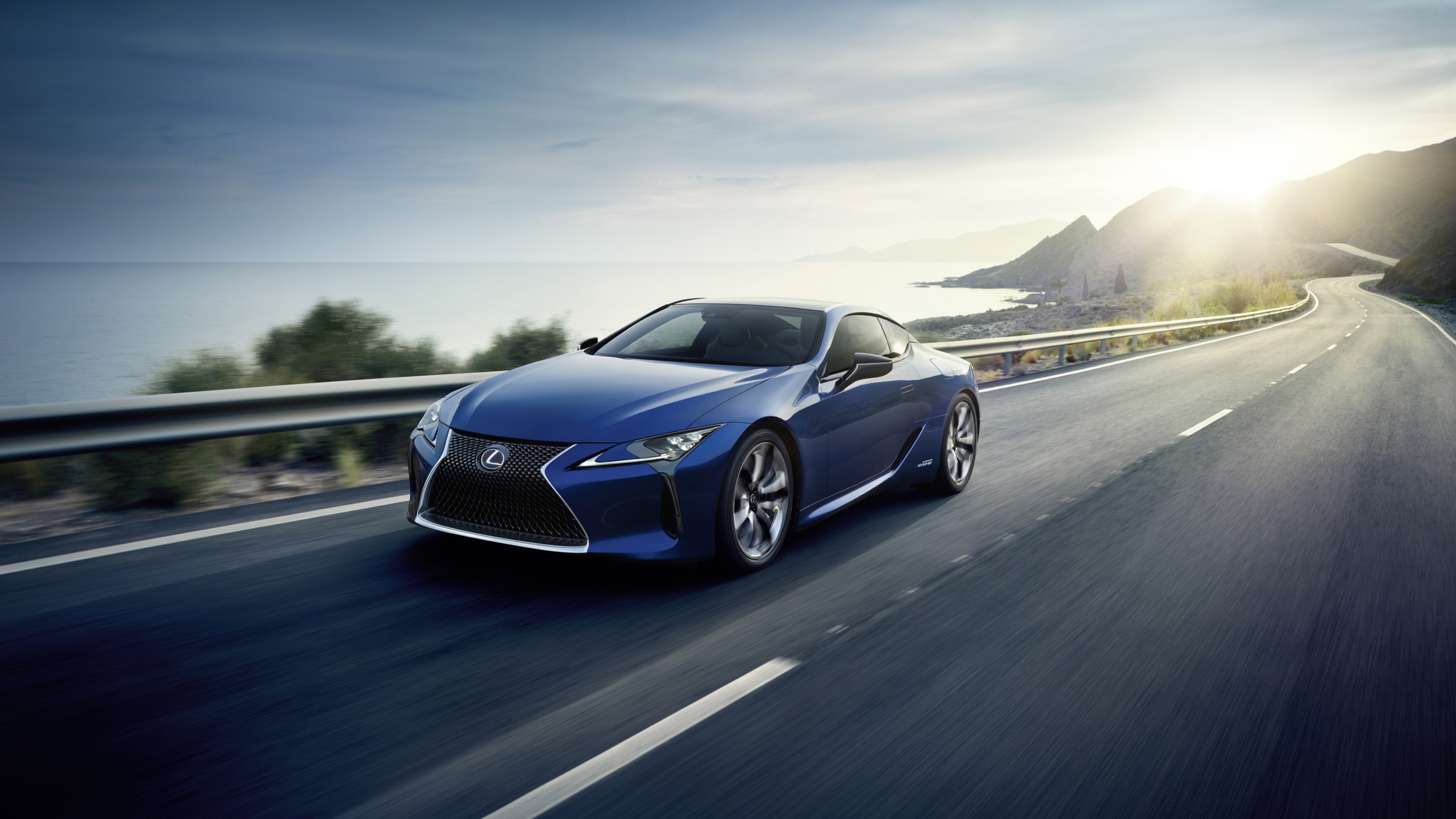 Lexus LC, Geneva Auto Show, Hybrid sport car, 3840x2160 4K Desktop