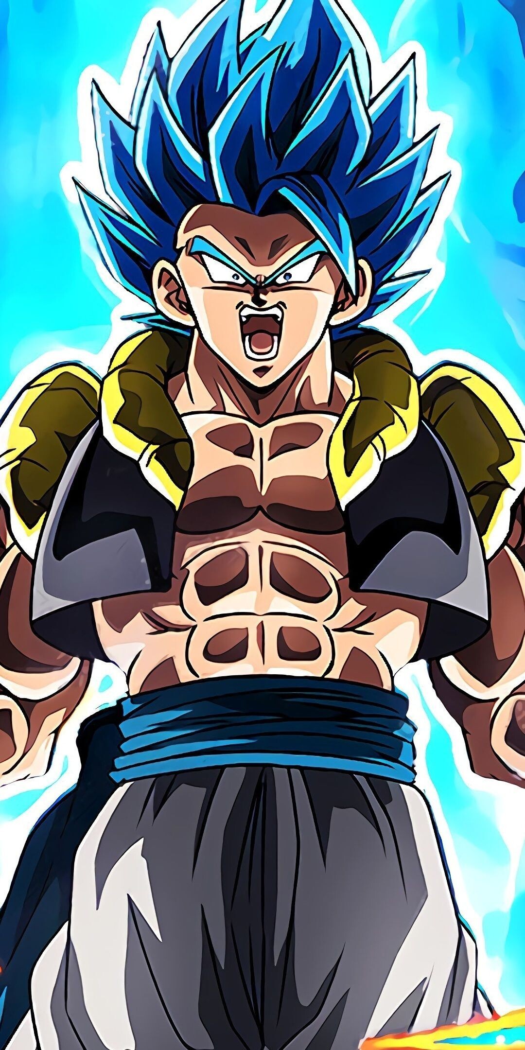 Anime character, Dragon Ball Super, Broly movie, Gogeta, 1080x2160 HD Phone