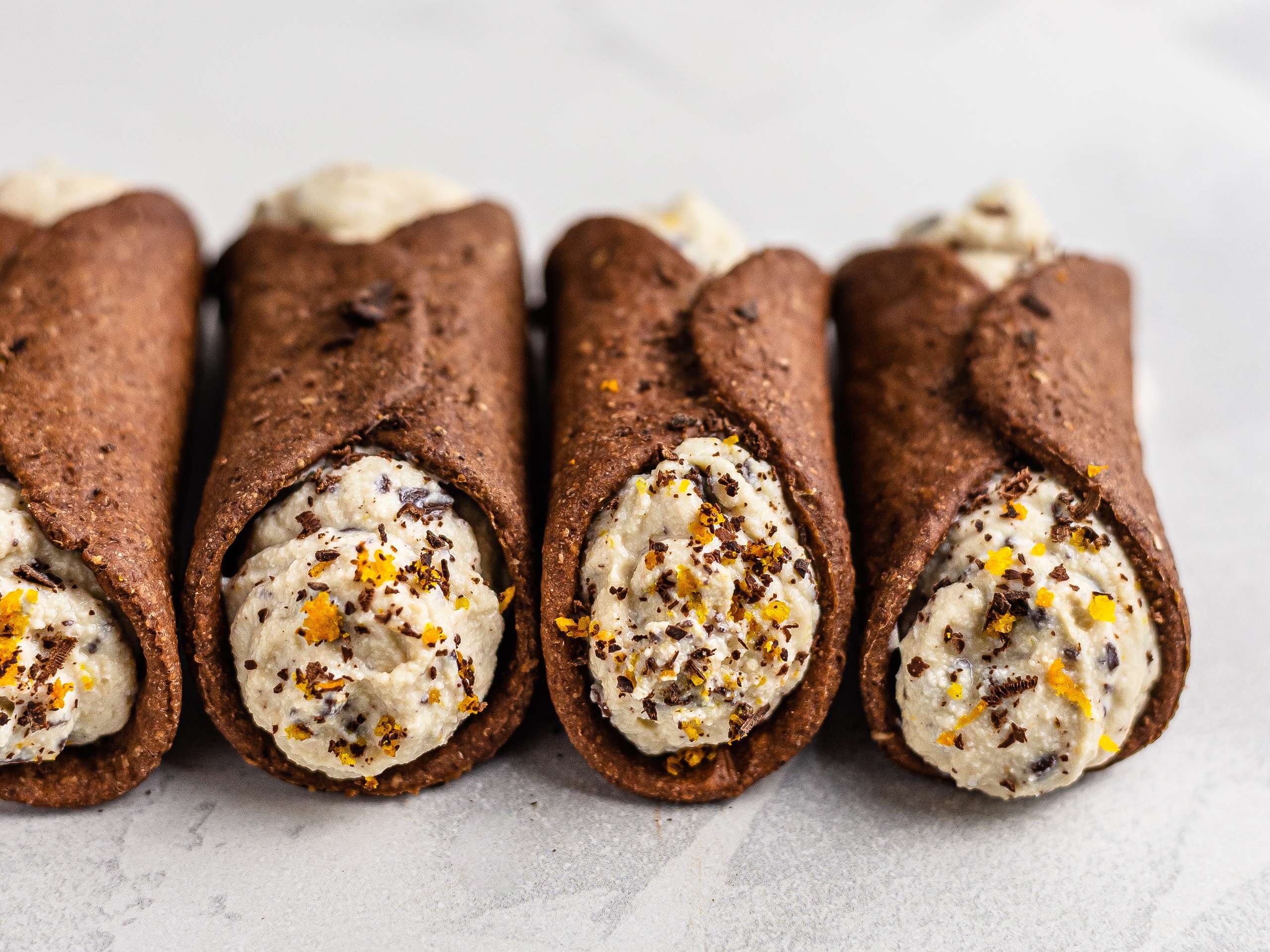 Vegan cannoli, Baked delight, Healthy recipe, Dairy-free alternative, 2560x1920 HD Desktop