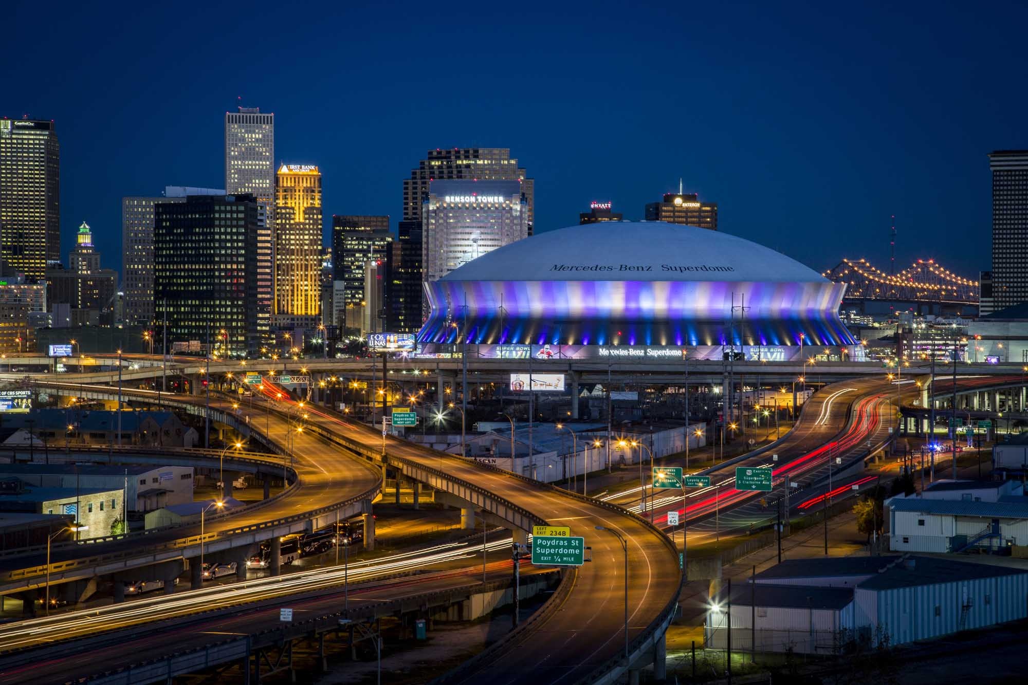 New Orleans Skyline, Travels, South State, Sport, 2000x1340 HD Desktop