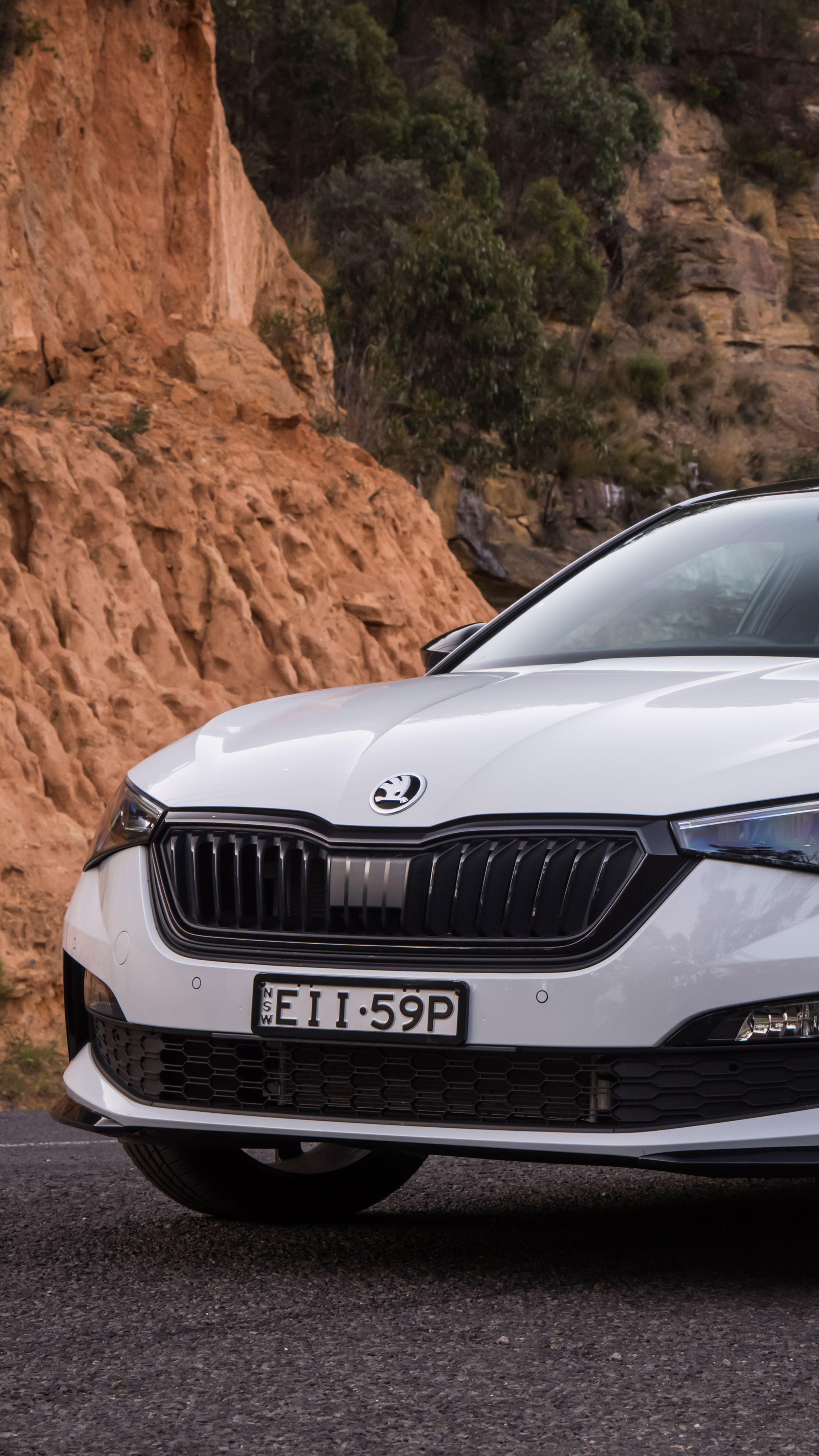 Skoda Scala, Monte Carlo 2021, Sony Xperia X, 4K Wallpapers, 2160x3840 4K Phone
