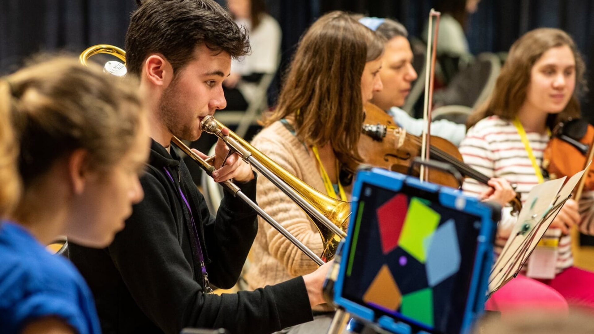 National Open Youth Orchestra, Bournemouth Symphony Orchestra, Young musicians, Talented ensemble, 1920x1080 Full HD Desktop