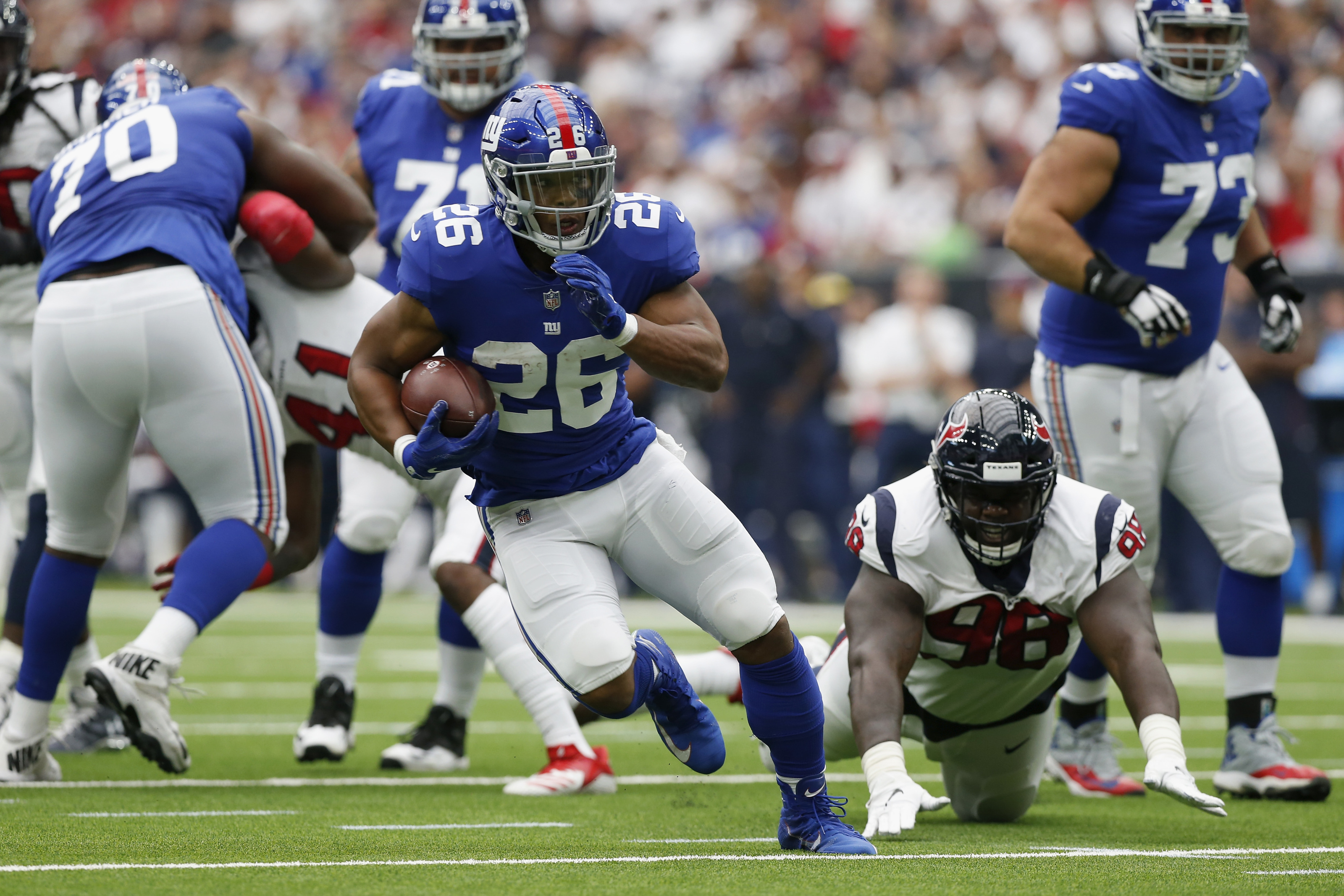 Saquon Barkley, Sports, Making history, New York Giants, 3200x2140 HD Desktop