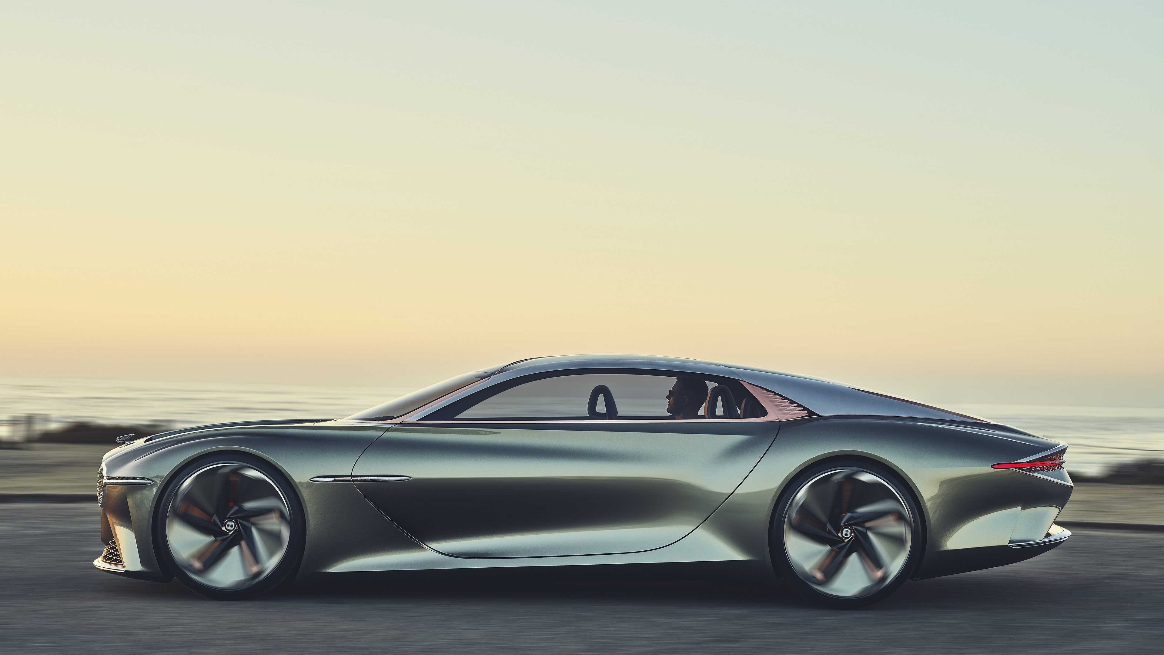 Bentley EXP 100 GT, Side view, 5K, 4K, 3840x2160 4K Desktop