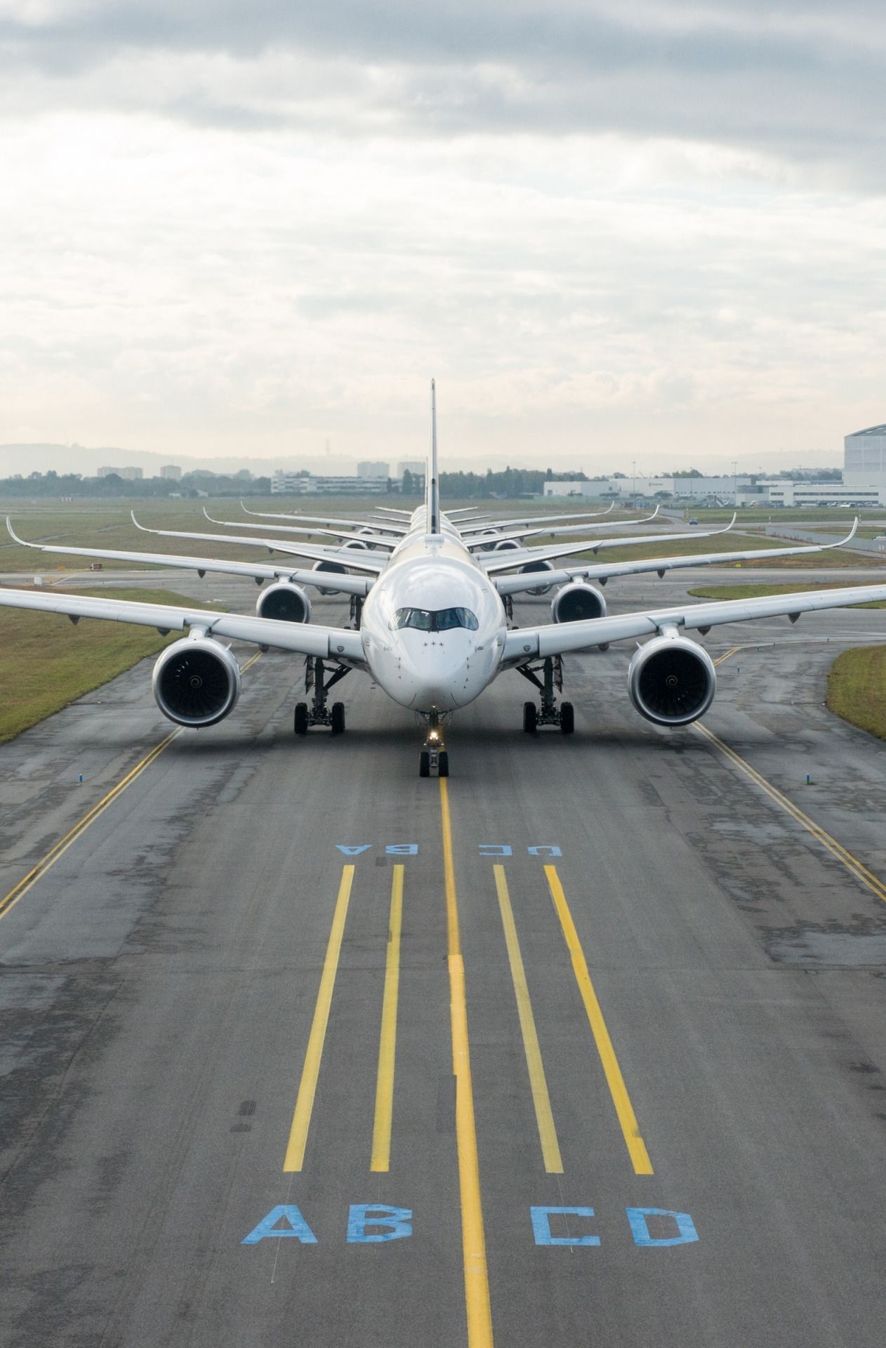 Line of Airbus 350 Airliners. | Airbus, Aviation, Passenger aircraft 1270x1920