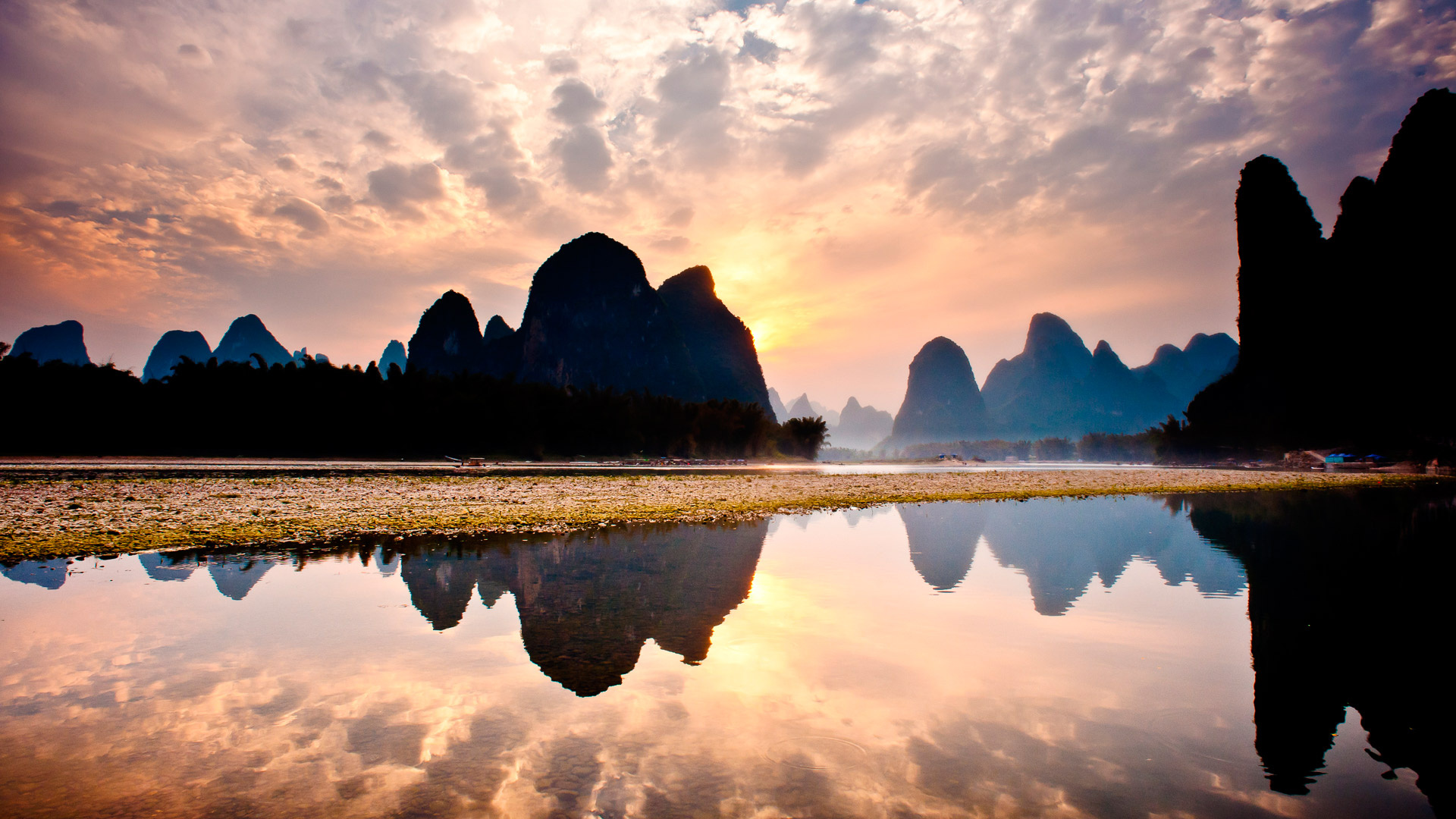 Guilin, Li River, Xingping, Guangxi, 1920x1080 Full HD Desktop