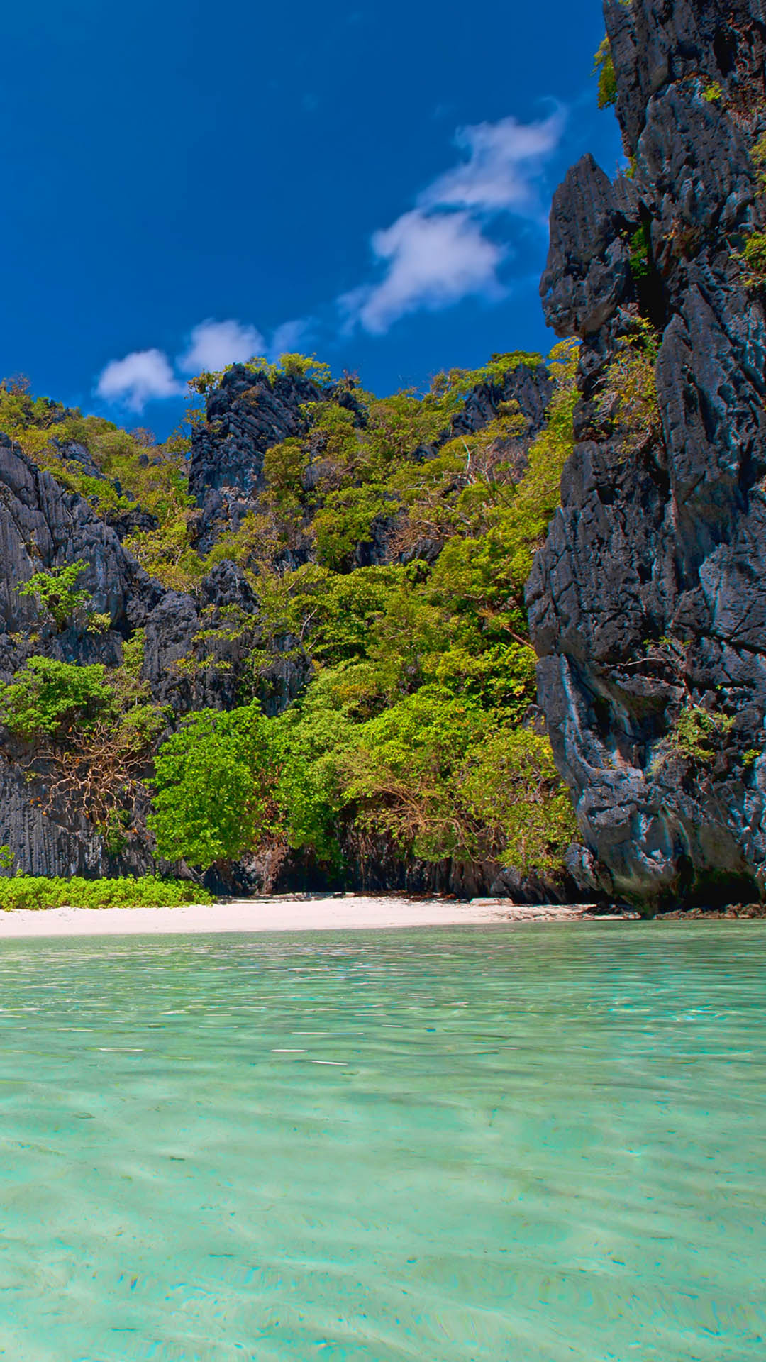 Untouched nature, El Nido, Matinloc Island, 1080x1920 Full HD Phone