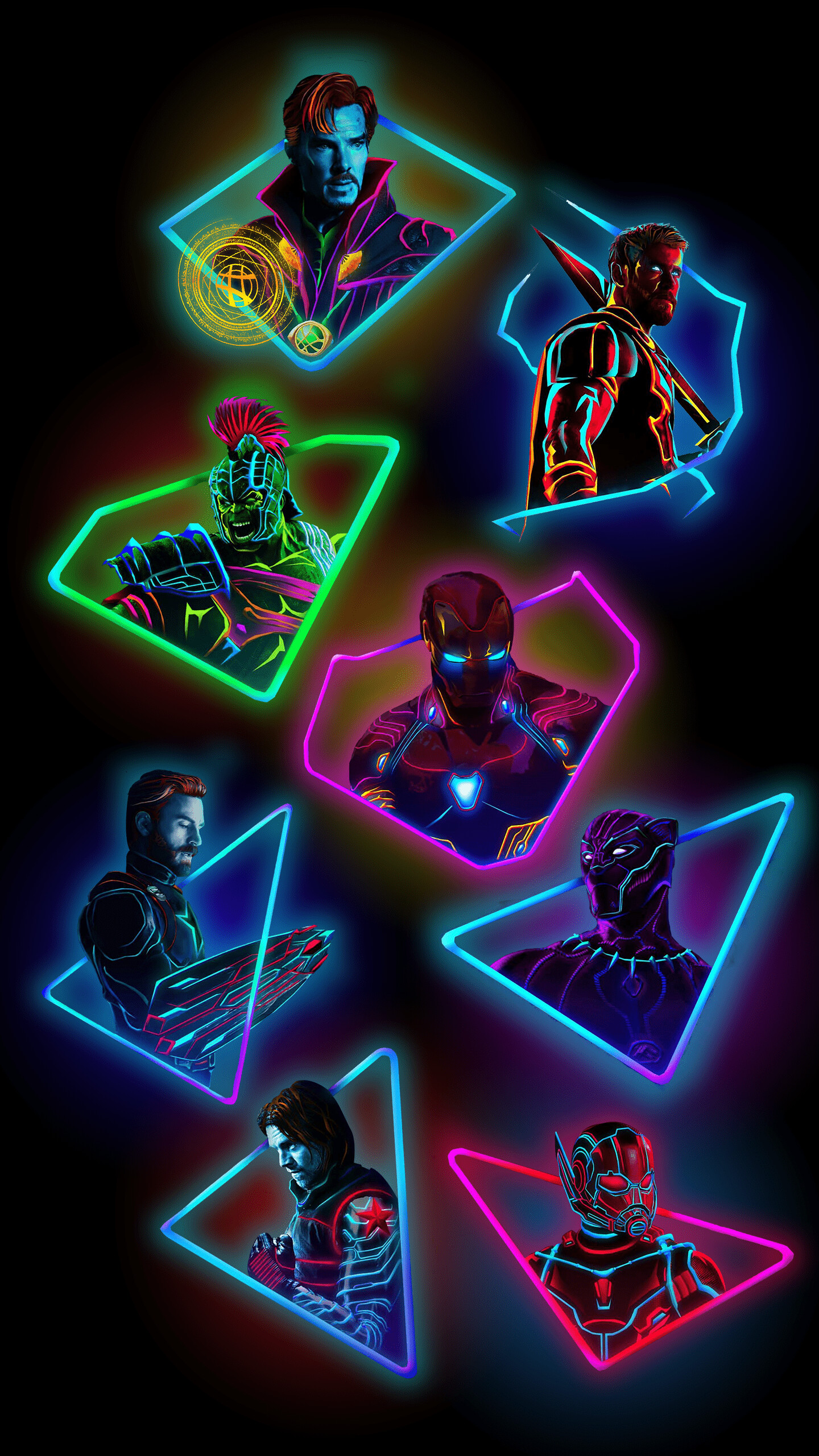 Avengers movies background avengers, 1440x2560 HD Phone