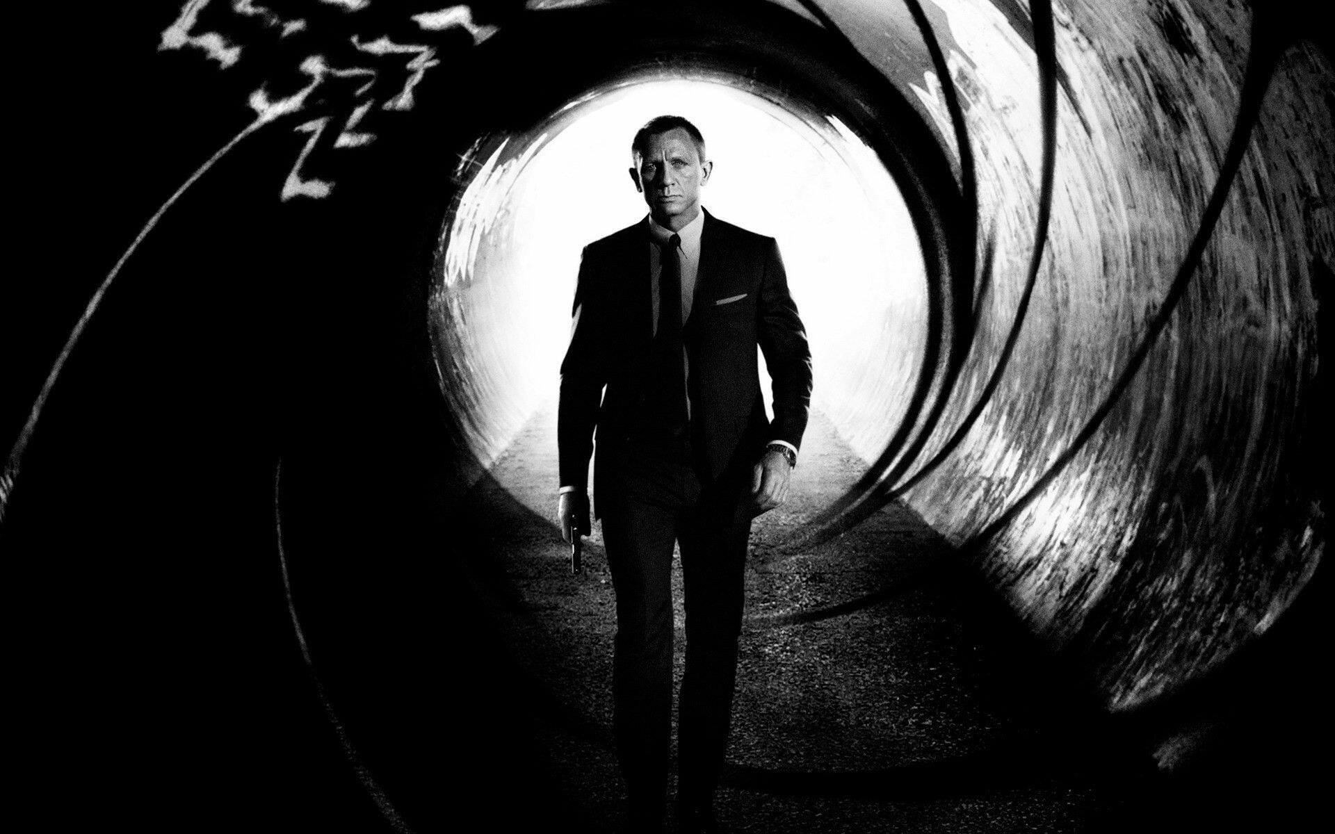 James Bond Gun Barrel, Stylish wallpaper, Iconic imagery, Classic movie series, 1920x1200 HD Desktop